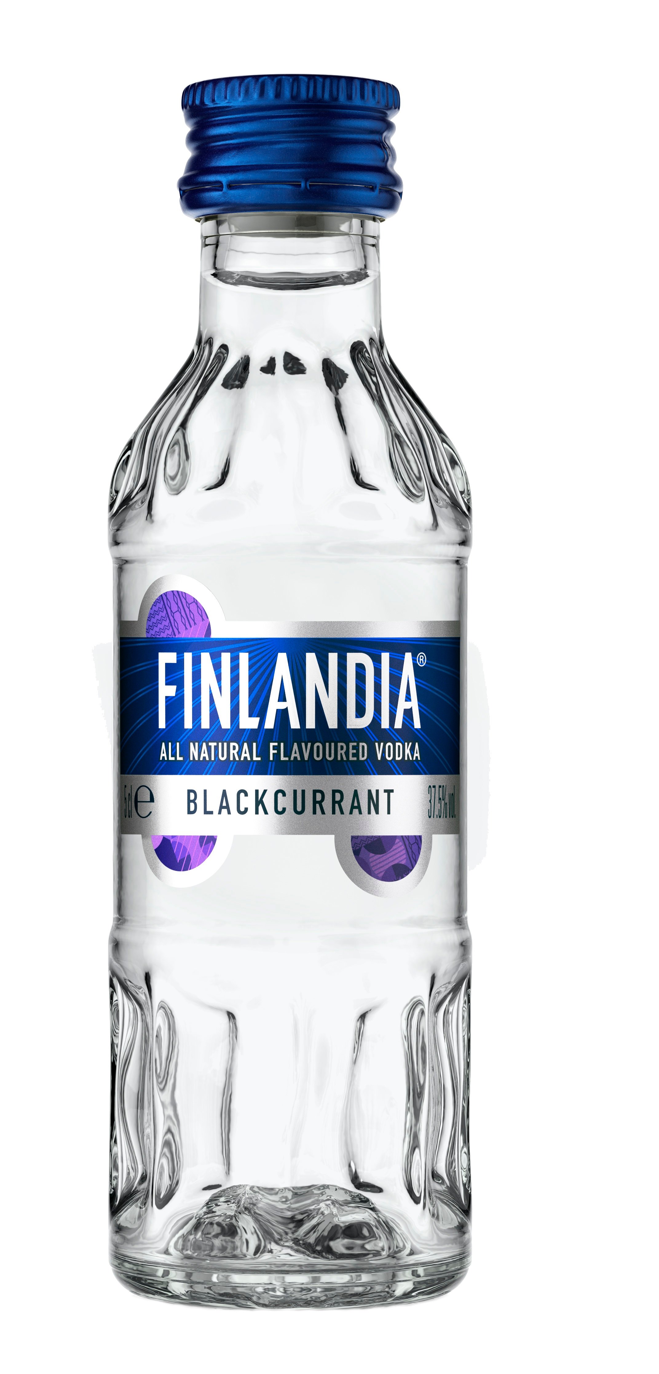 Горілка Finlandia Blackcurrant, 37,5%, 0,05 л (806886) - фото 1