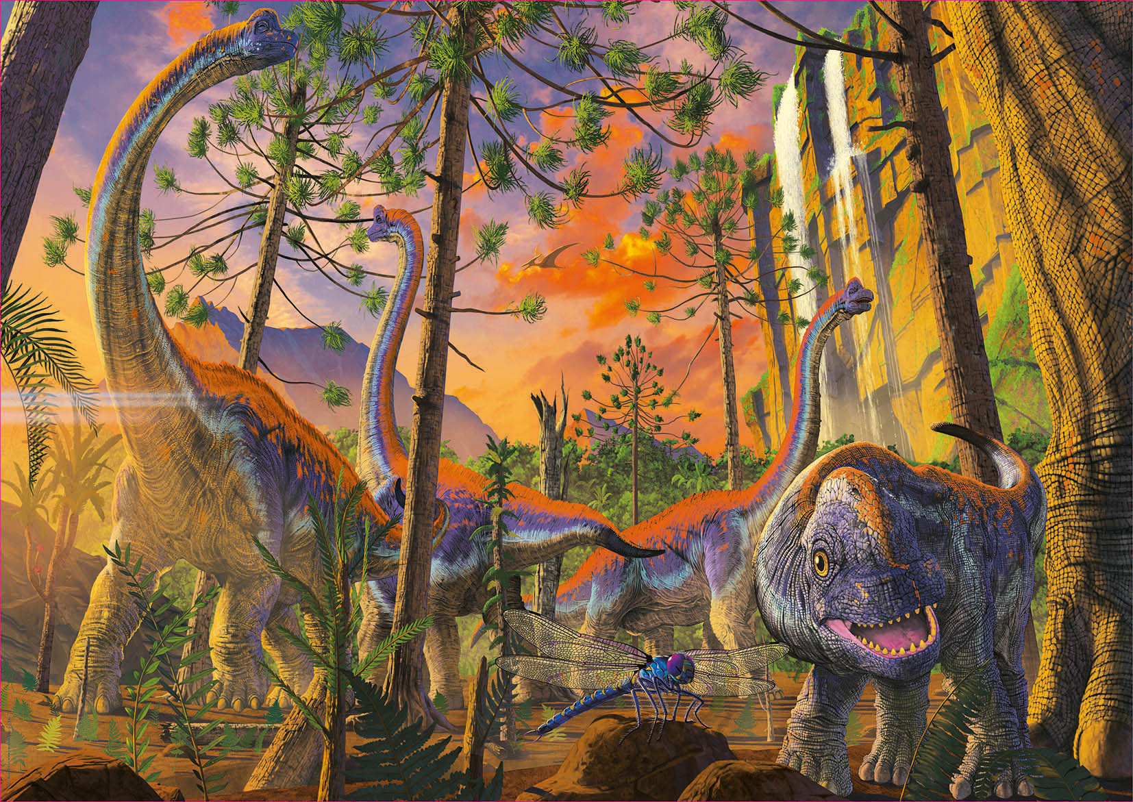 Пазл Educa Динозавры. Винсент Хай, 500 элементов (19001) - фото 2