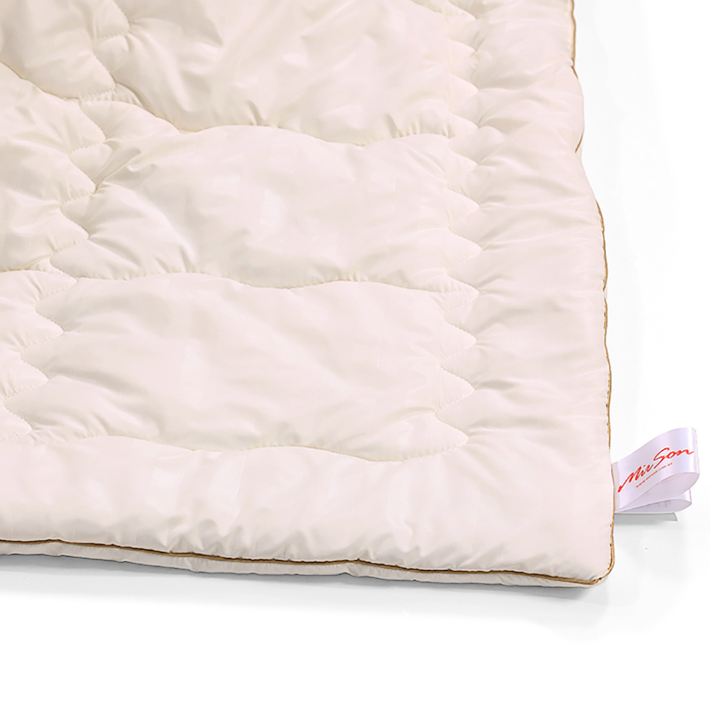 Одеяло шерстяное MirSon Gold Silk Hand Made №168, демисезонное, 110x140 см, белое - фото 8