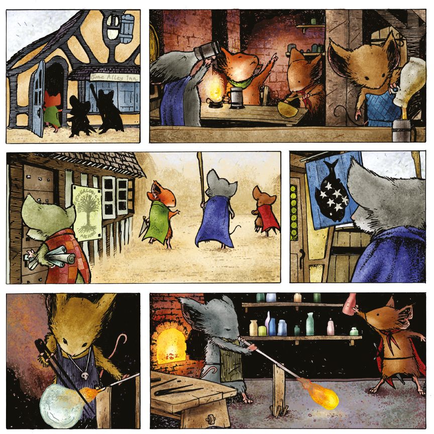 Комикс Fireclaw Мышиного Стража: Осень 1152 - Дэвид Питерсен - фото 4