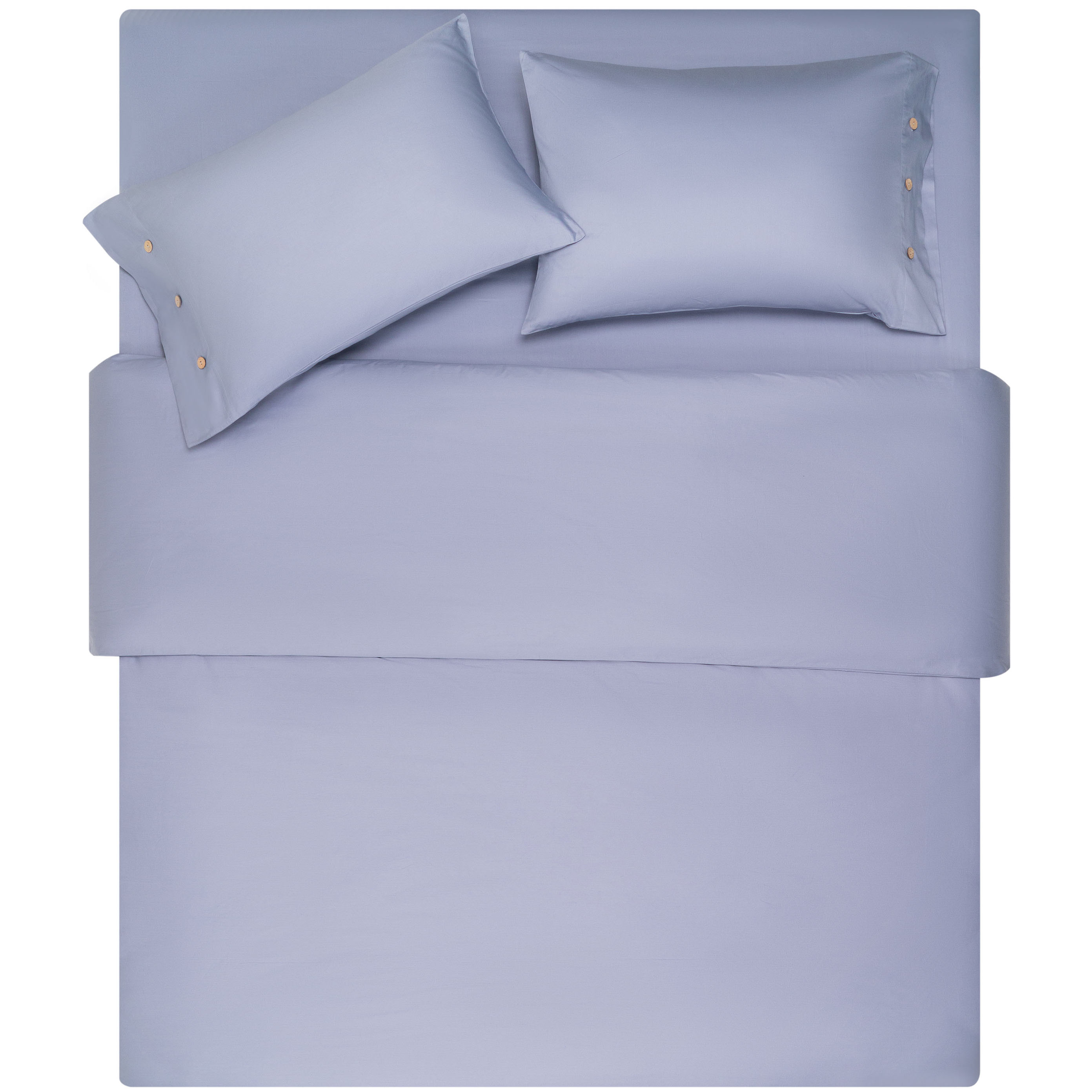 Комплект постельного белья Ardesto Mix&Match полуторный сатин светло-серый (ART1622SF) - фото 1