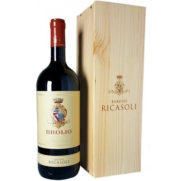 Вино Barone Ricasoli Chianti Classico Castello di Brolio, у коробці, червоне, сухе, 14%, 1,5 л - фото 1