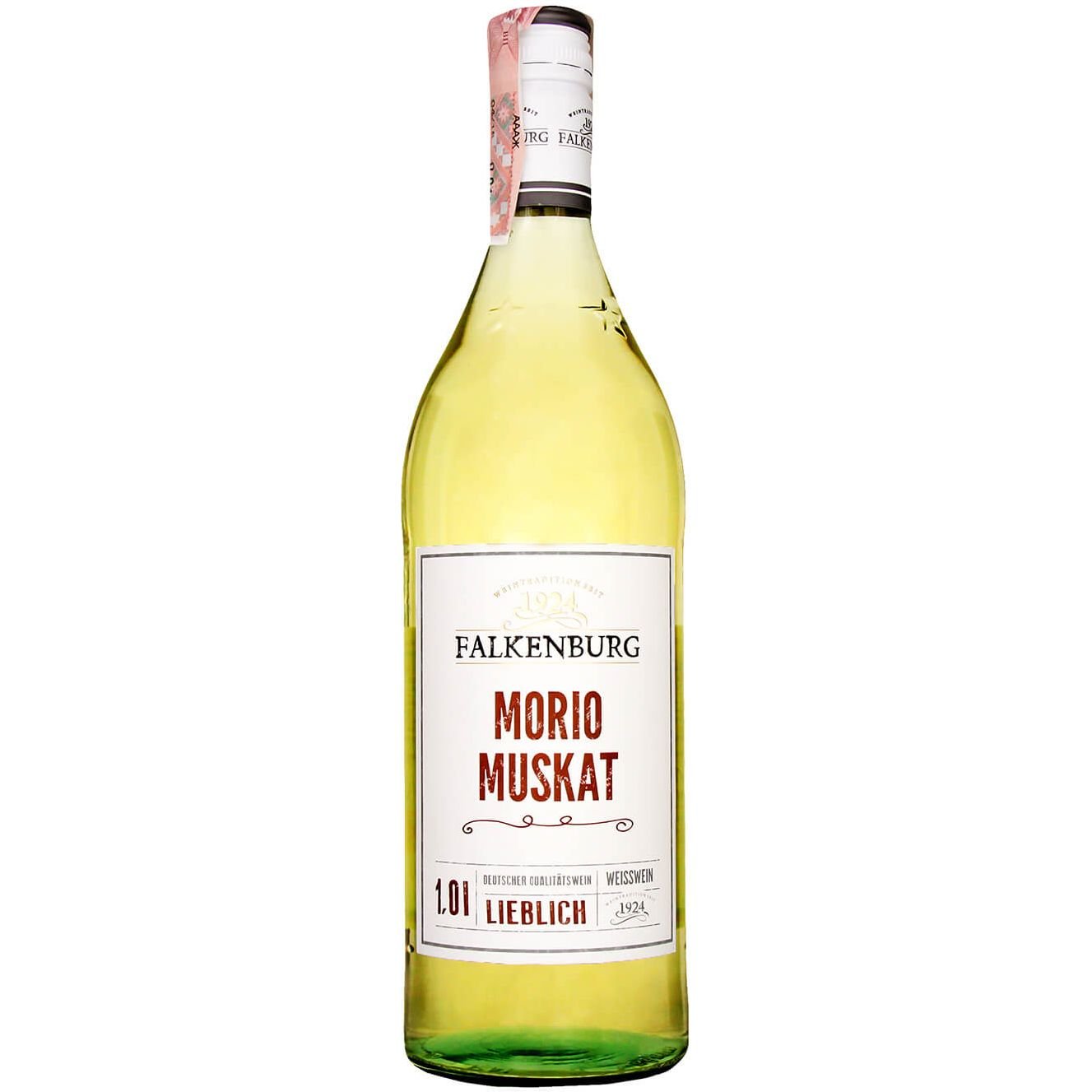 Вино Falkenburg Morio Muscat, белое, полусухое, 1 л - фото 1