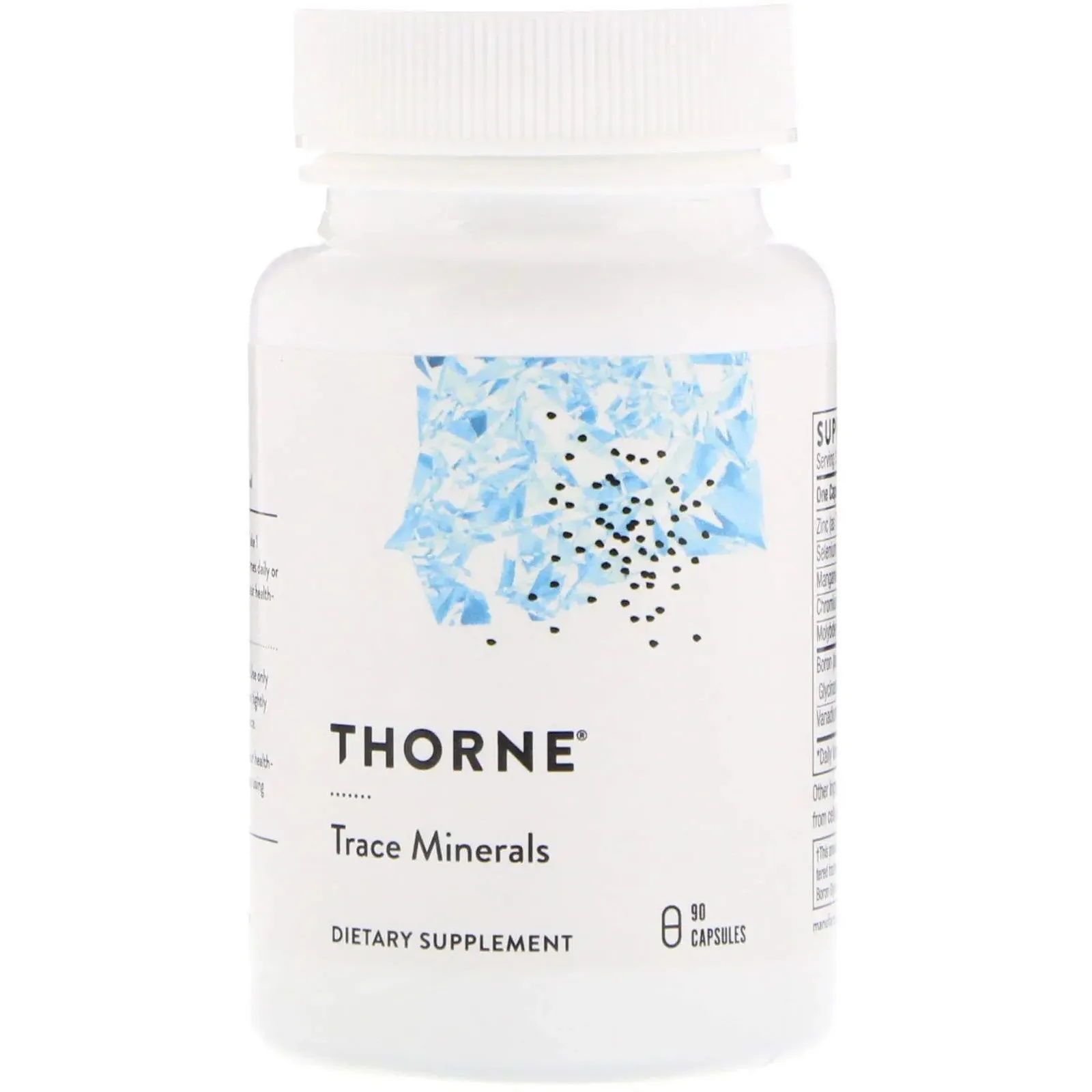 Микроэлементы Thorne Research Trace Minerals 90 капсул - фото 1