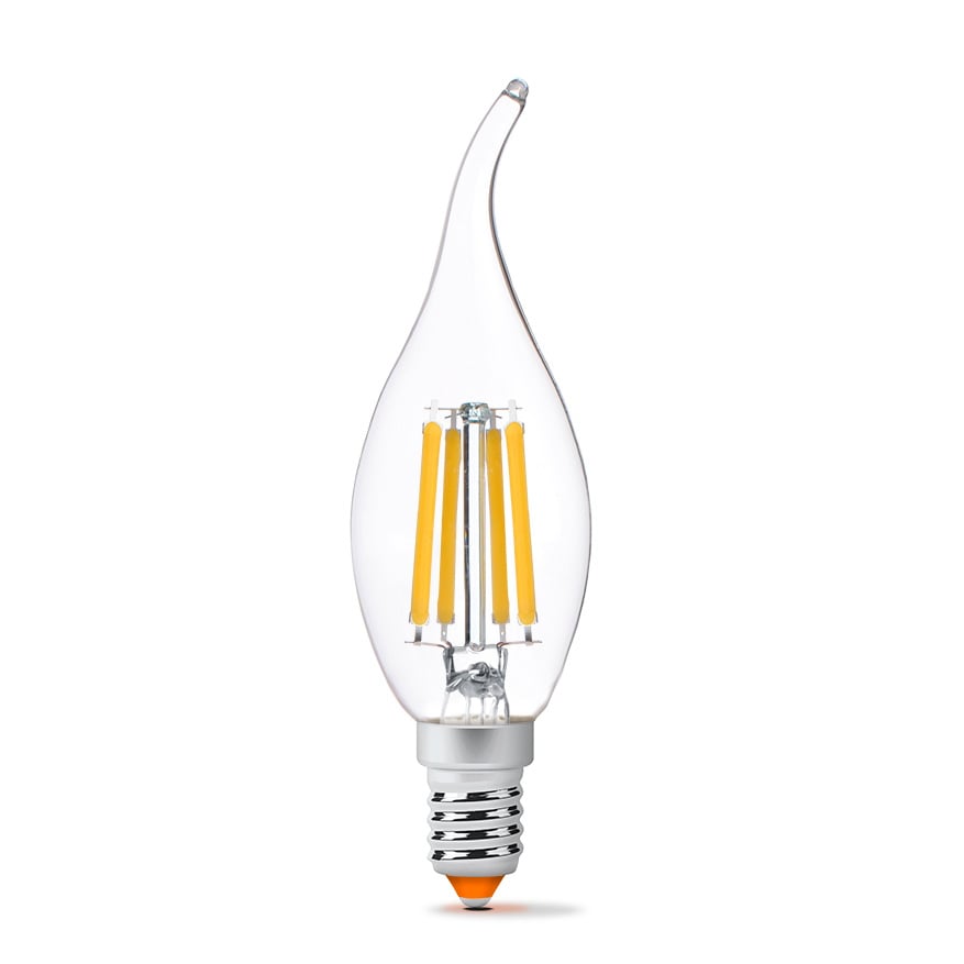 Светодиодная лампа Videx Filament 6 W E14 4100 K (VL-C37Ft-06144) - фото 2