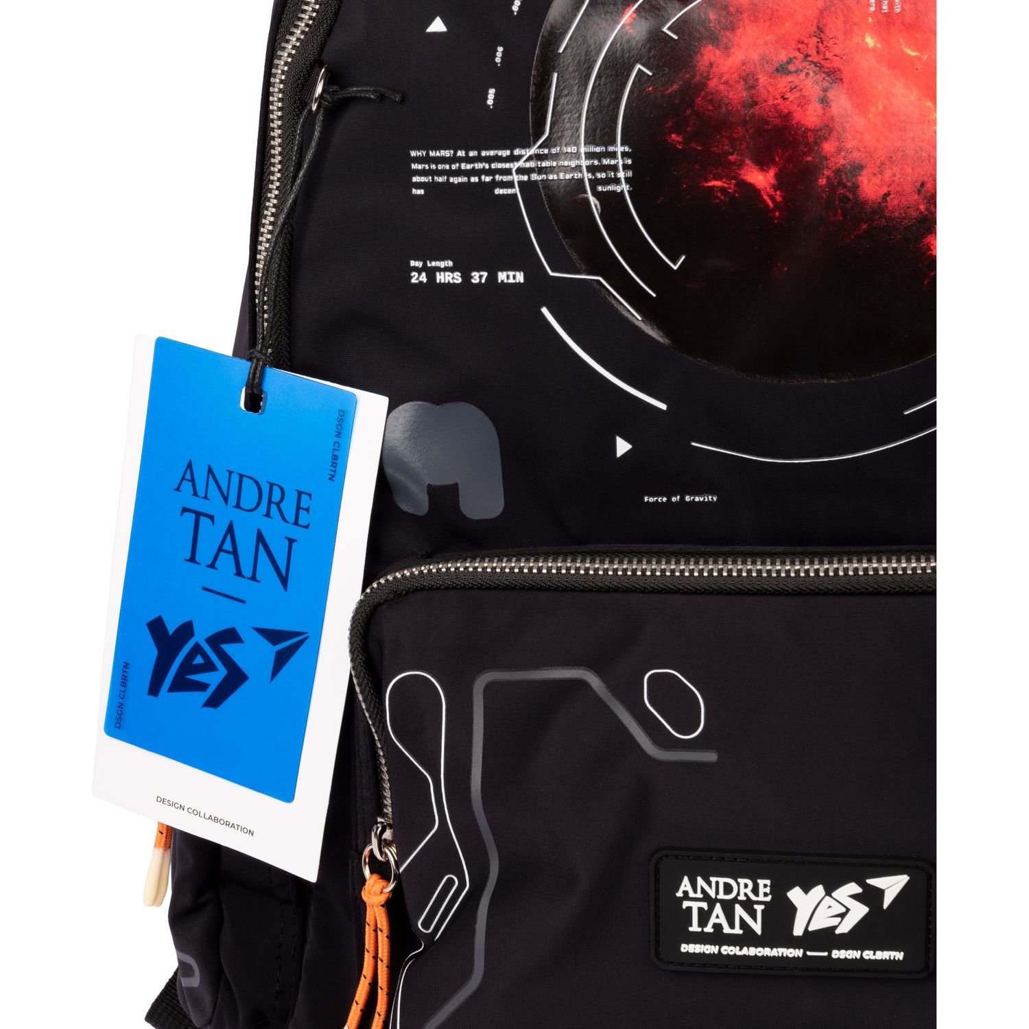 Рюкзак Yes T-131 Andre Tan Space black, чорний (559051) - фото 7