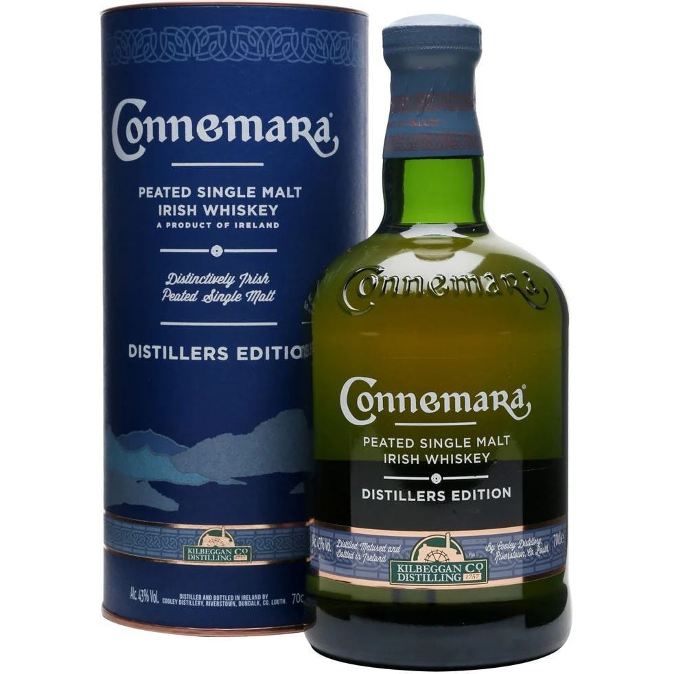 Віскі Connemara Distillers Edition Single Malt Irish Whiskey 43% 0.7 л у подарунковій упаковці - фото 1
