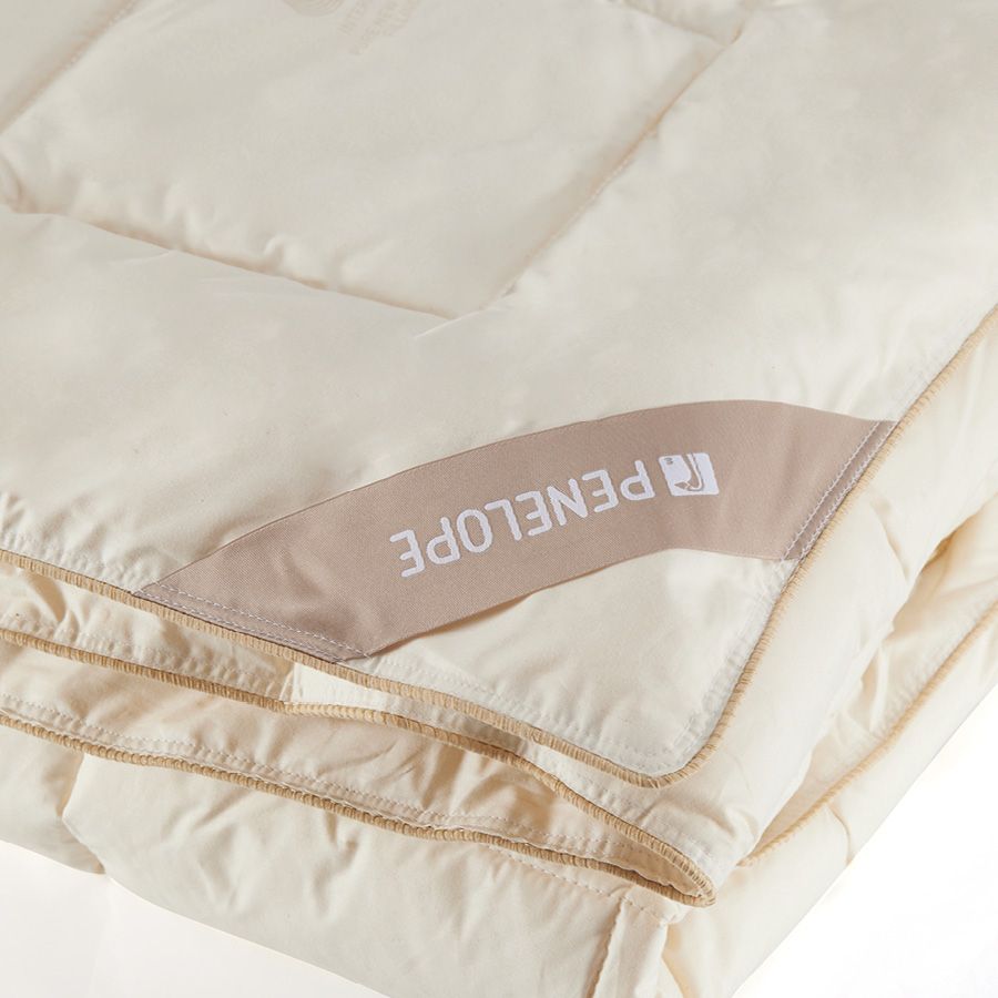 Одеяло Penelope Wooly Pure, шерстяное, 215х155 см, бежевое (2000022174077) - фото 6