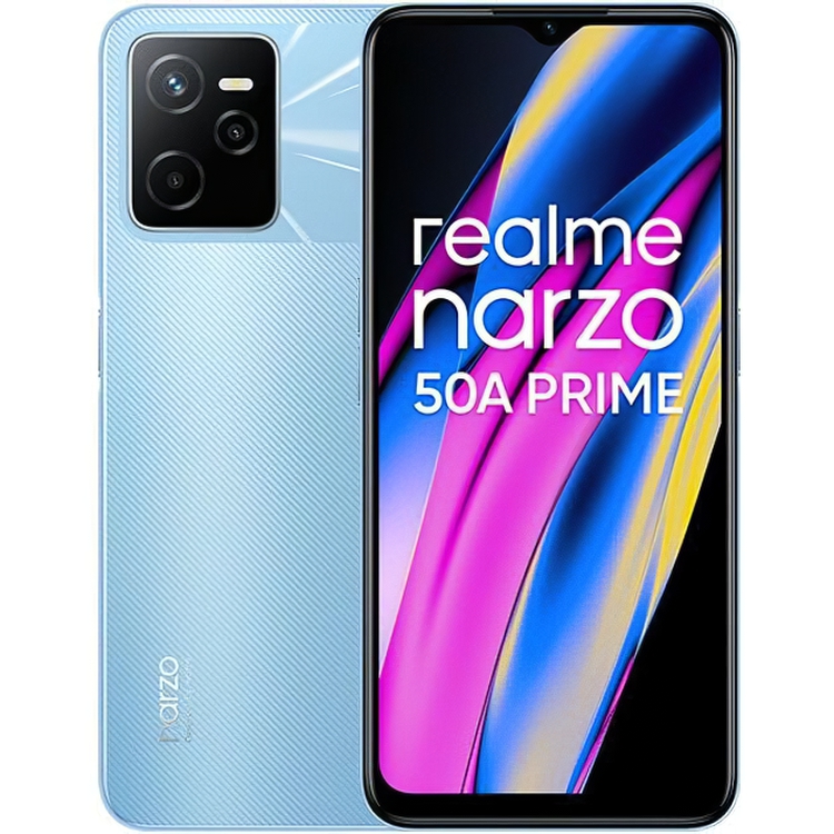 Смартфон Realme Narzo 50A PRIME 4/64GB Blue (Global) - фото 1