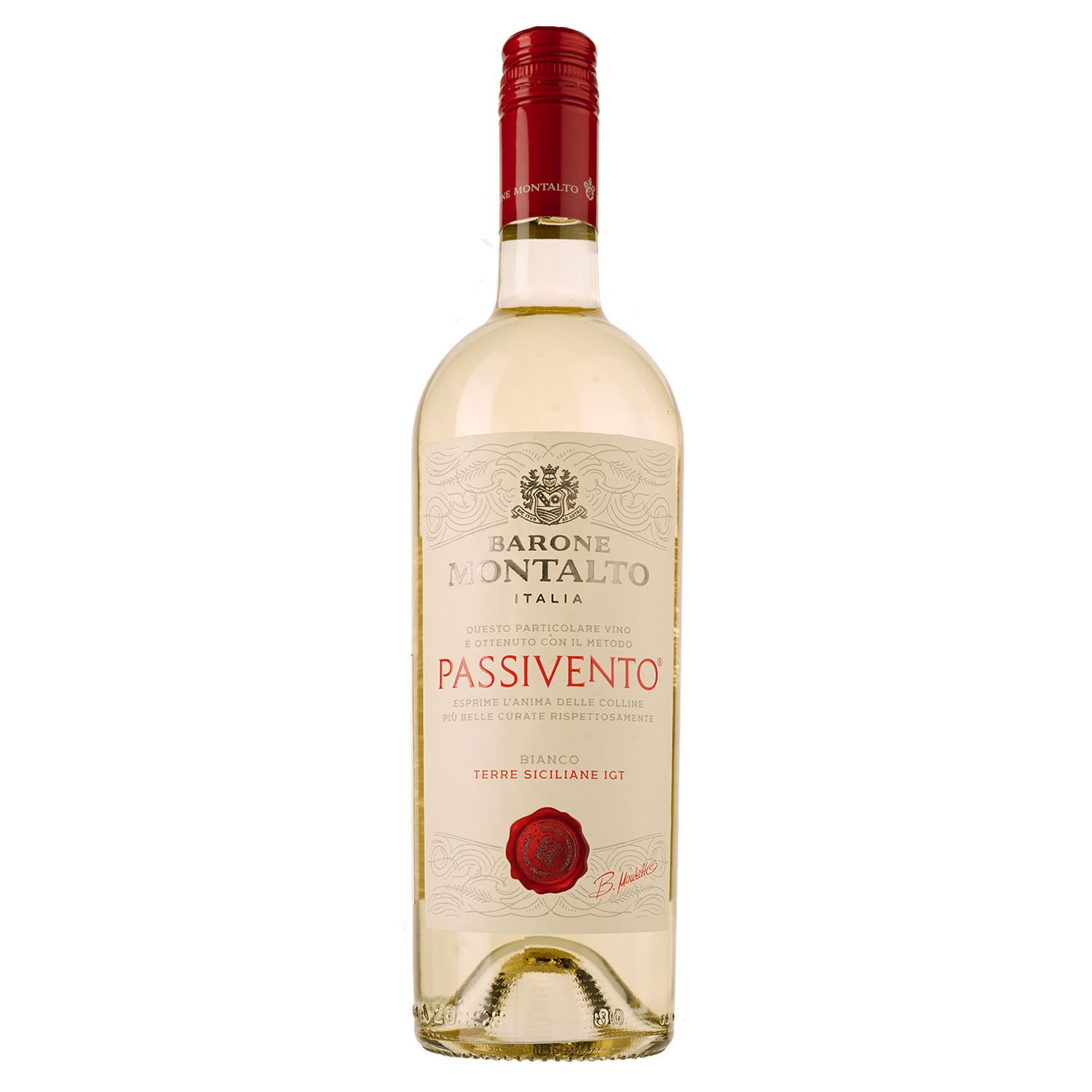 Вино Barone Montalto Passivento Terre Siciliane IGT, белое, полусухое, 0,75 л - фото 2