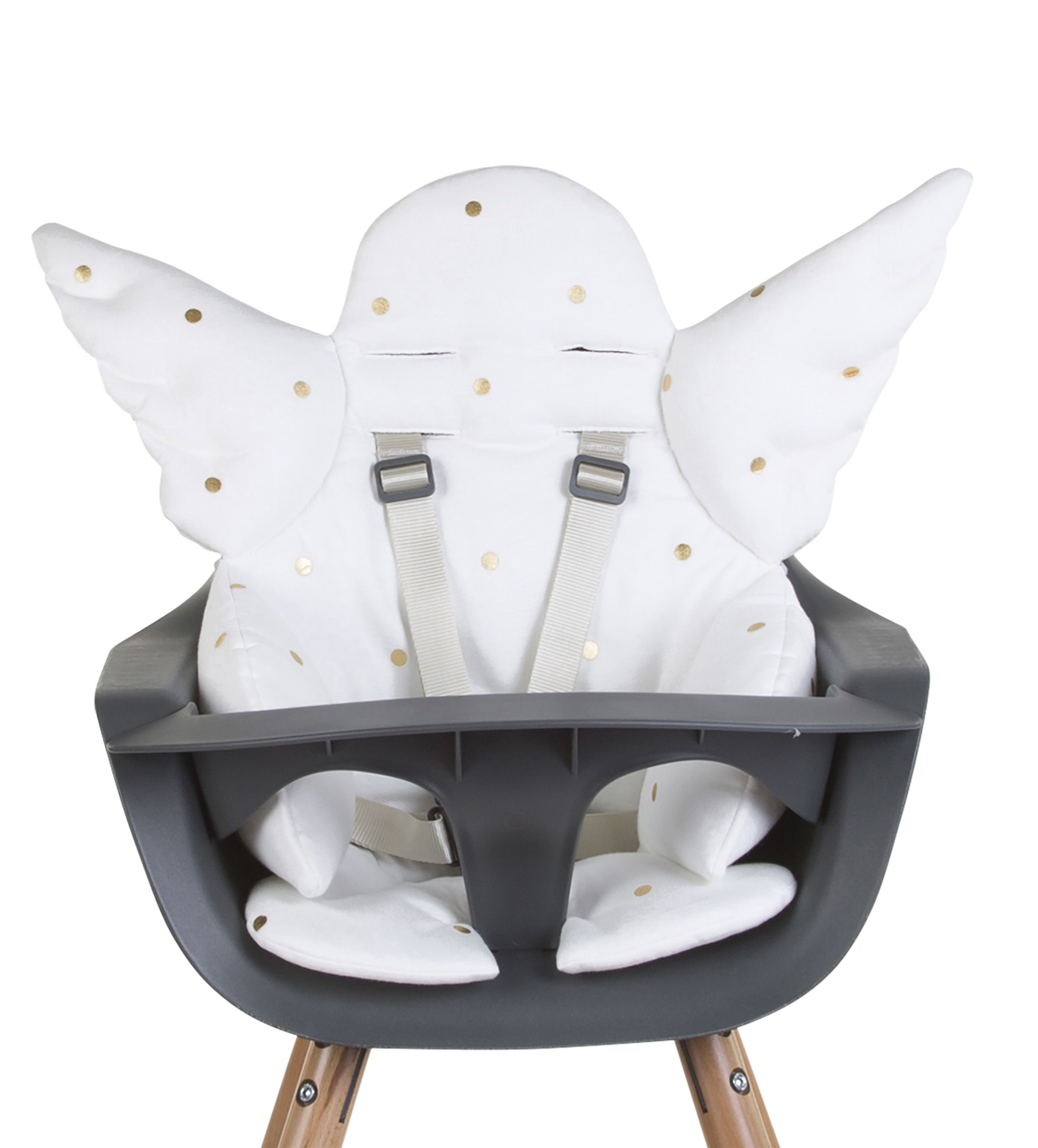 Универсальная подушка к стулу для кормления Childhome, ангел с золотыми точками (CCASCGD) - фото 6