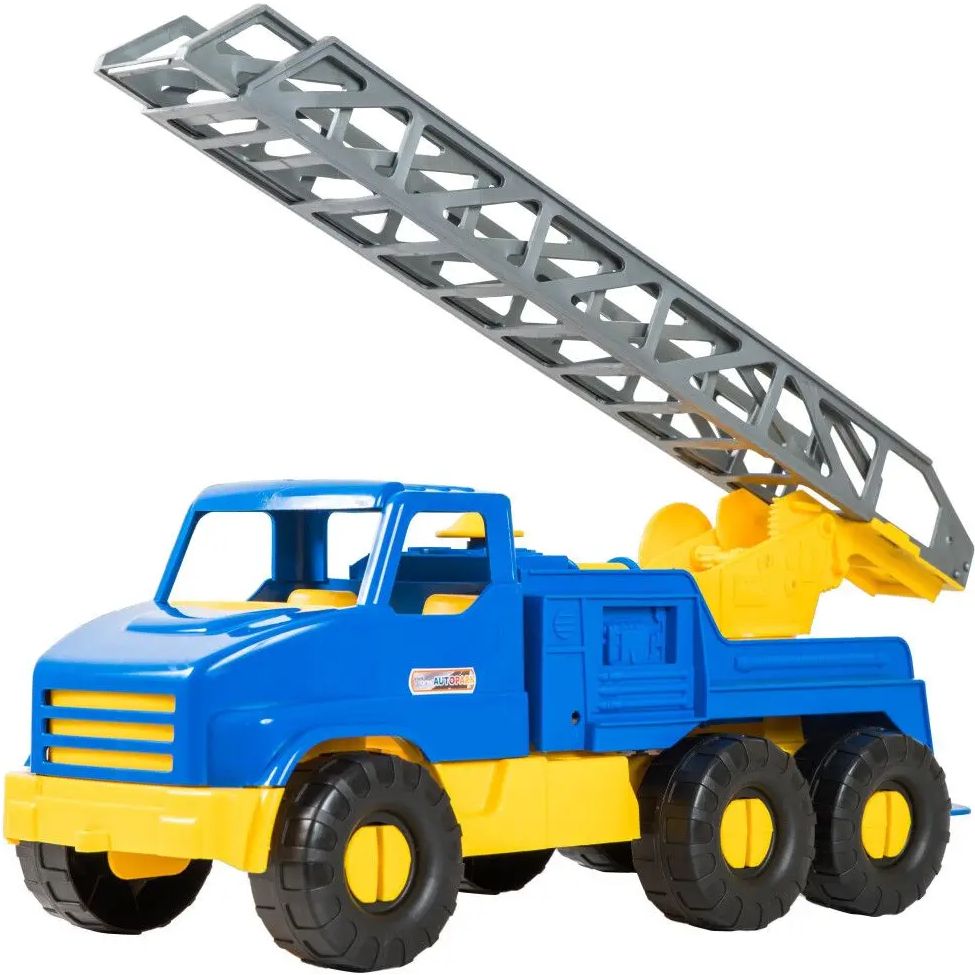 Машинка Tigres City Truck Пожарная синяя с желтым (39397) - фото 1