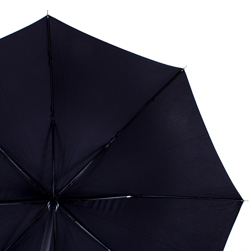 Чоловіча парасолька-палиця напівавтомат Fare 107 см чорна - фото 2