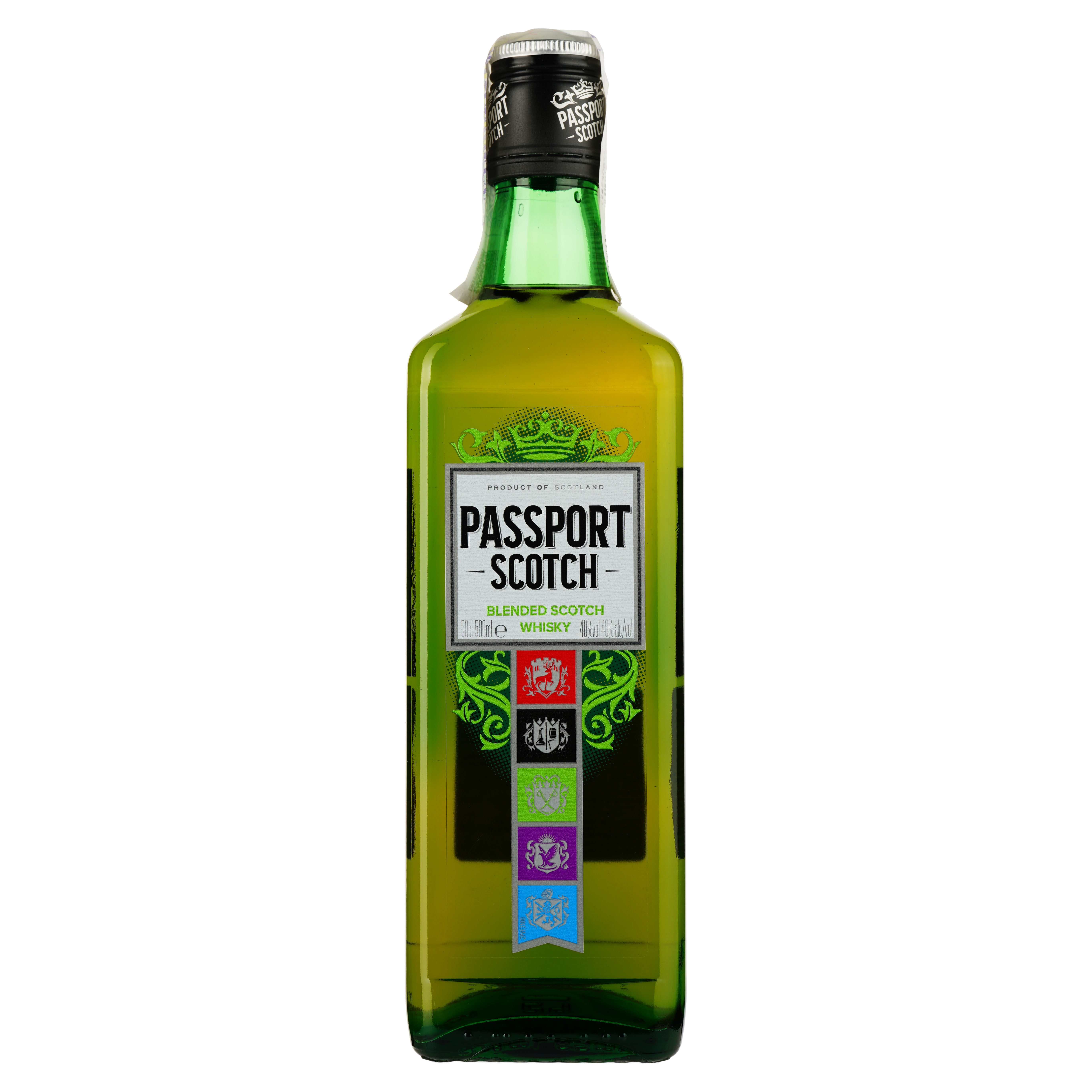 Виски Passport Blended Scotch Whisky 40% 0.5 л - фото 1
