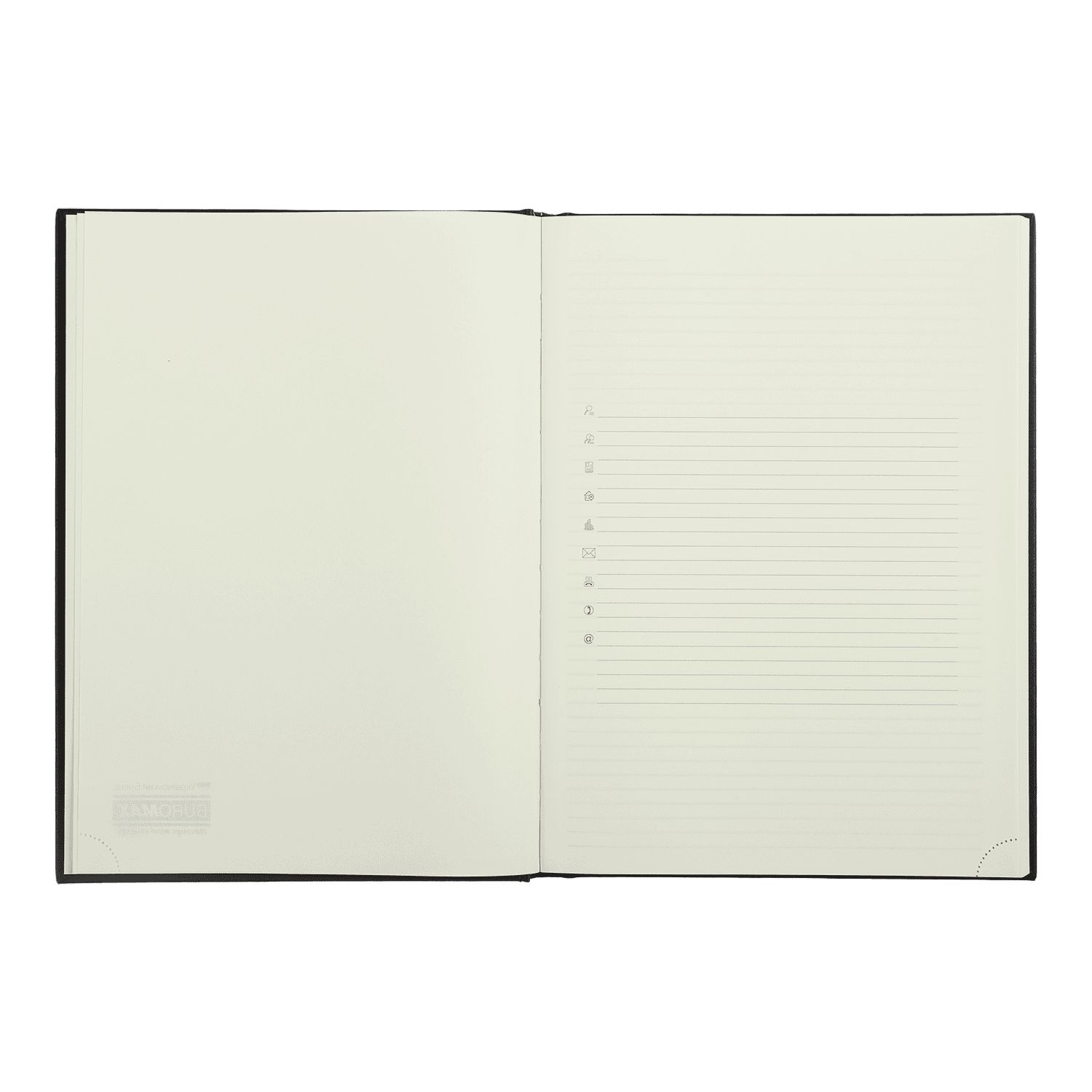 Ежедневник недатированный Buromax Base A4 288 страниц черный (BM.2094-01) - фото 4