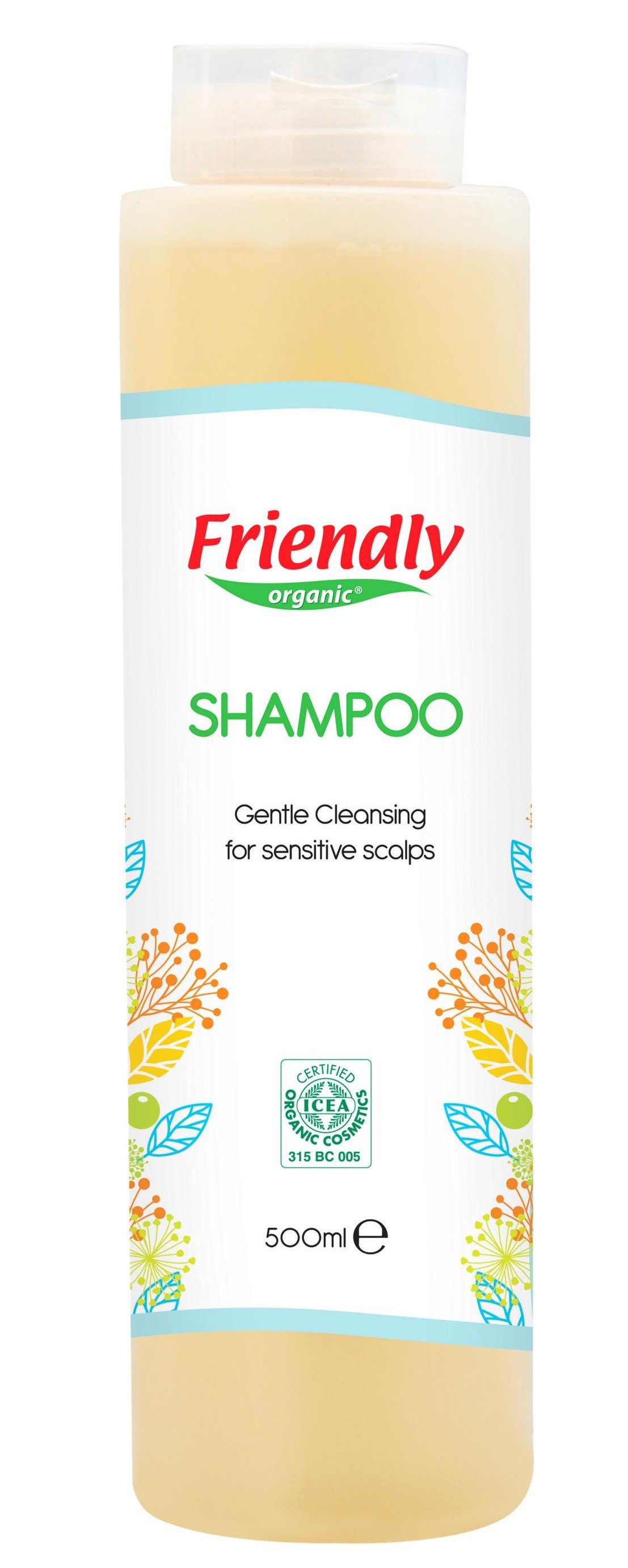 Органічний шампунь Friendly Organic, для чутливої шкіри, 500 мл - фото 1
