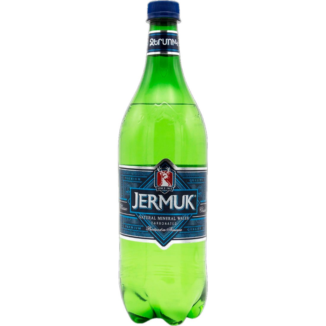 Вода мінеральна Jermuk лікувально-столова сильногазована 1.0 л (301447) - фото 1
