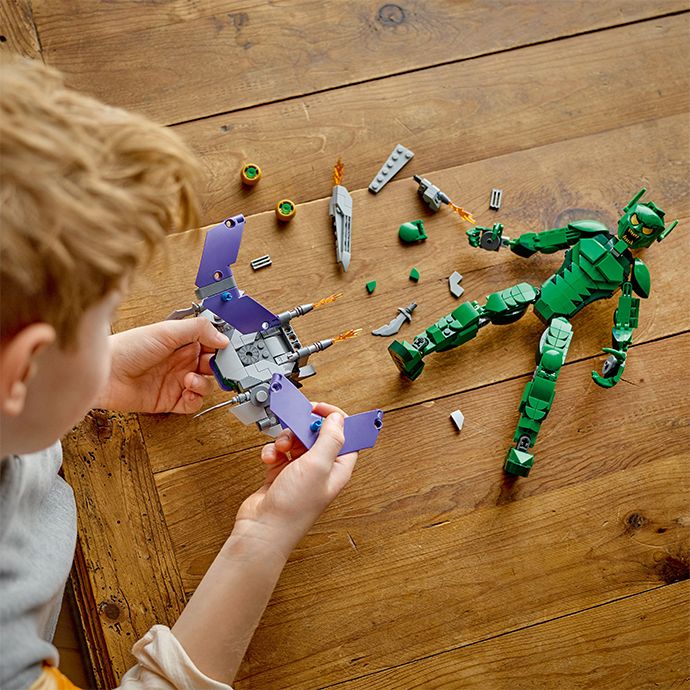 Конструктор LEGO Super Heroes Marvel Фигурка Зеленого гоблина для сборки 471 деталь (76284) - фото 7