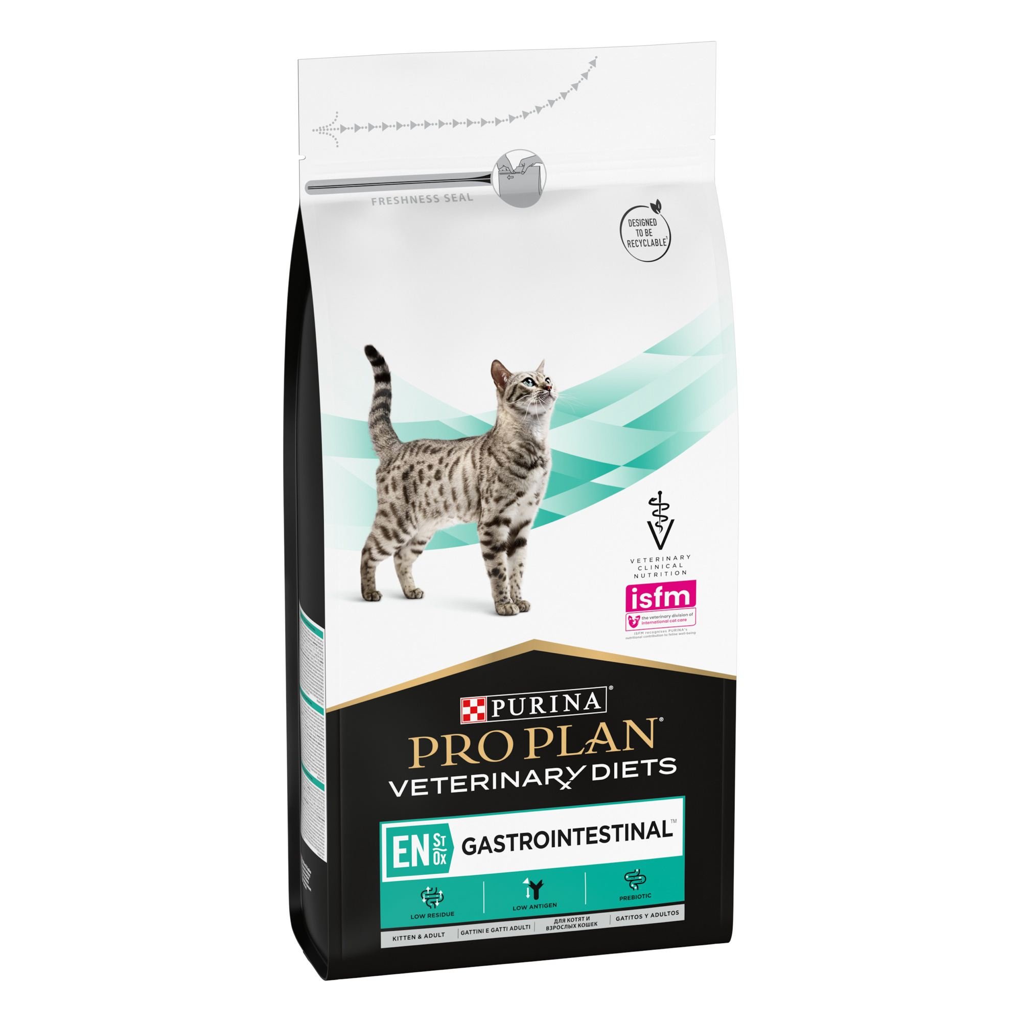 Сухой корм для кошек при заболеваниях желудочно-кишечного тракта Purina Pro Plan Veterinary Diets EN Gastrointestinal, 1,5 кг (12382848) - фото 2