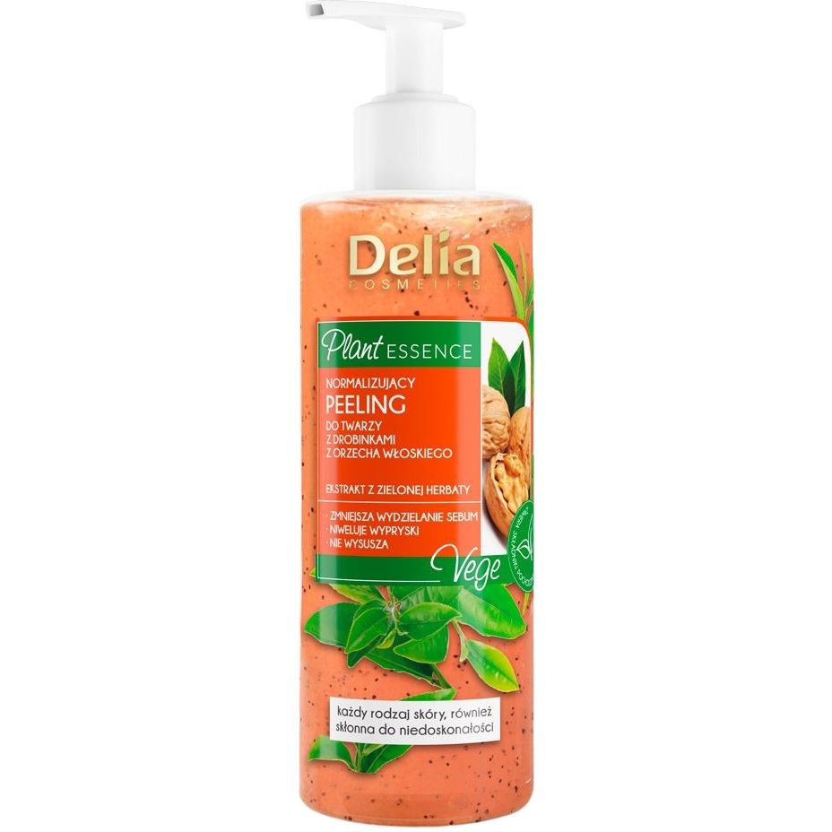 Скраб для обличчя Delia Cosmetics Plant Essence Creamy Face Scrub нормалізуючий 200 мл - фото 1