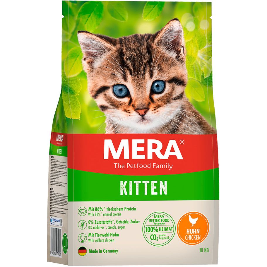 Сухой корм для котят Mera Cats Kitten Сhicken 400 г - фото 1
