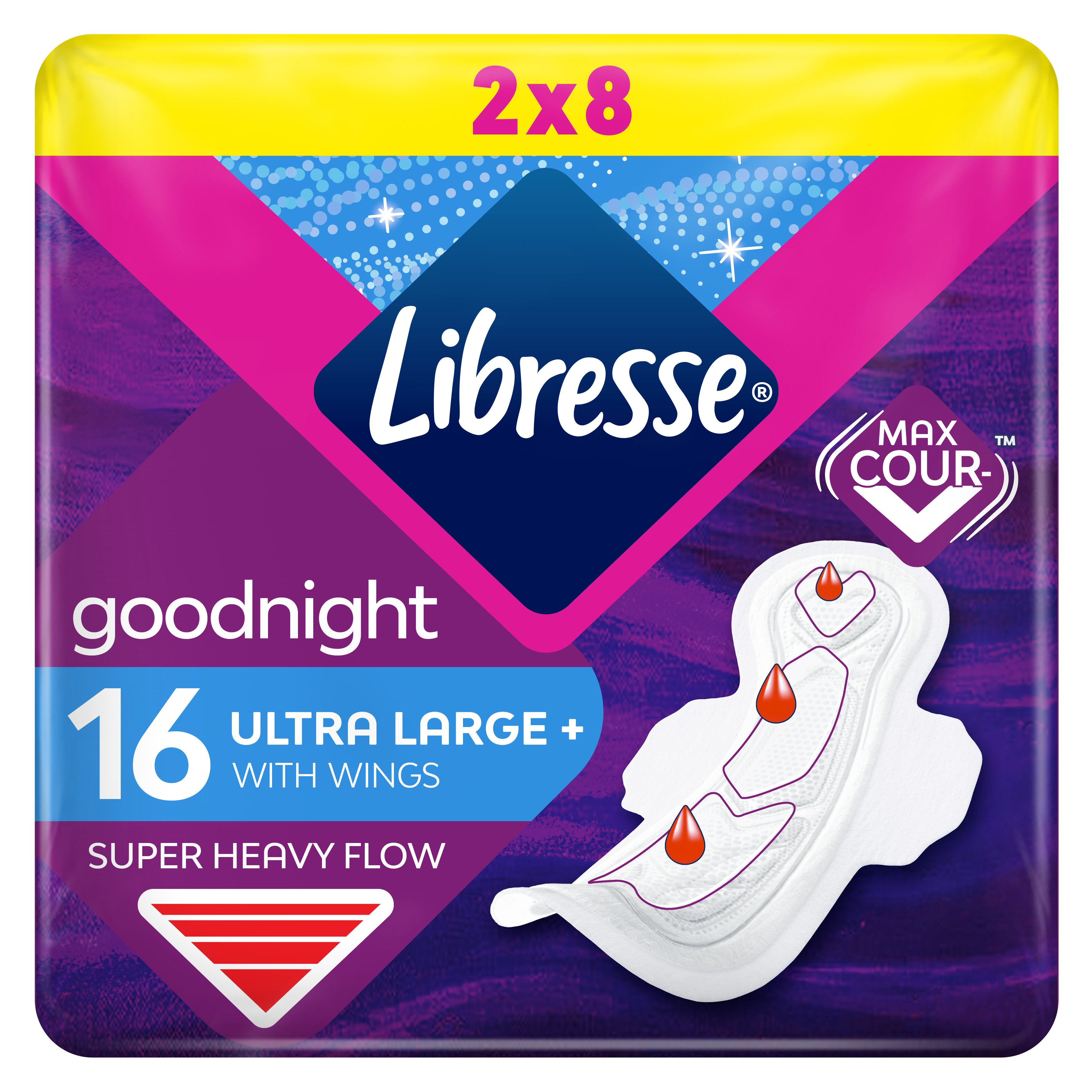 Прокладки гигиенические Libresse Ultra Goodnight soft, 16 шт - фото 1