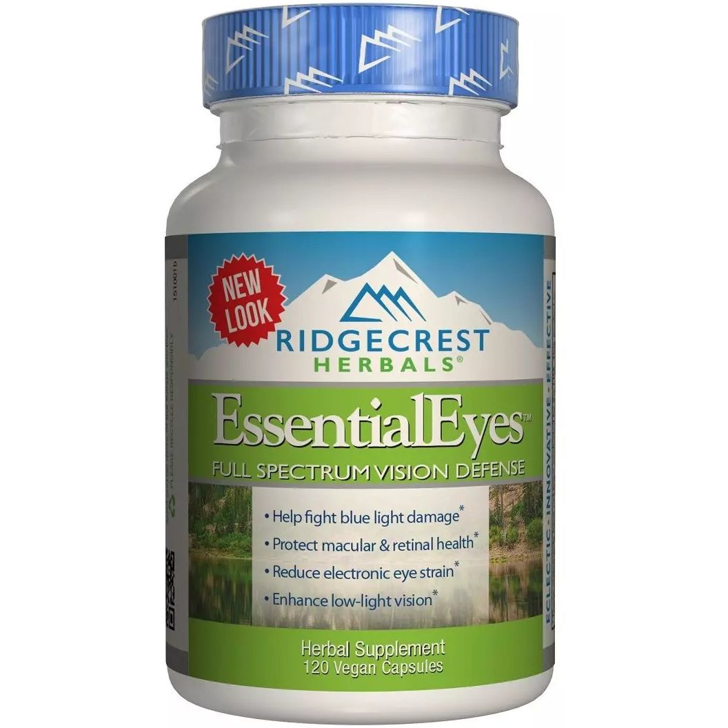 Комплекс для захисту та покращення зору RidgeCrest Herbals EssentialEyes 120 гелевих капсул - фото 1