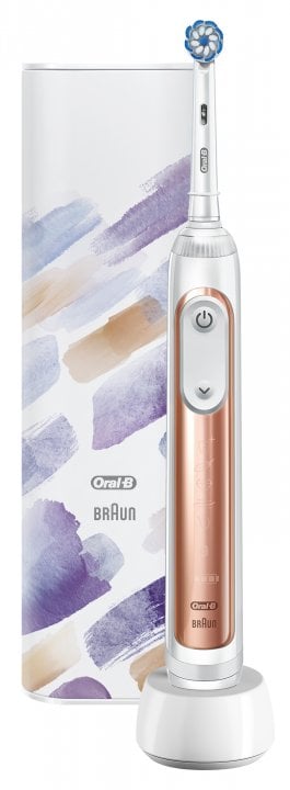 Електрична зубна щітка Oral-B Special Edition Genius X Rose Gold, рожевий - фото 2