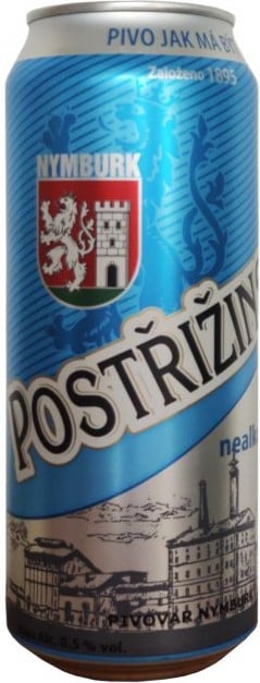 Пиво безалкогольное Postrizinske светлое, ж/б, 0.5 л - фото 1
