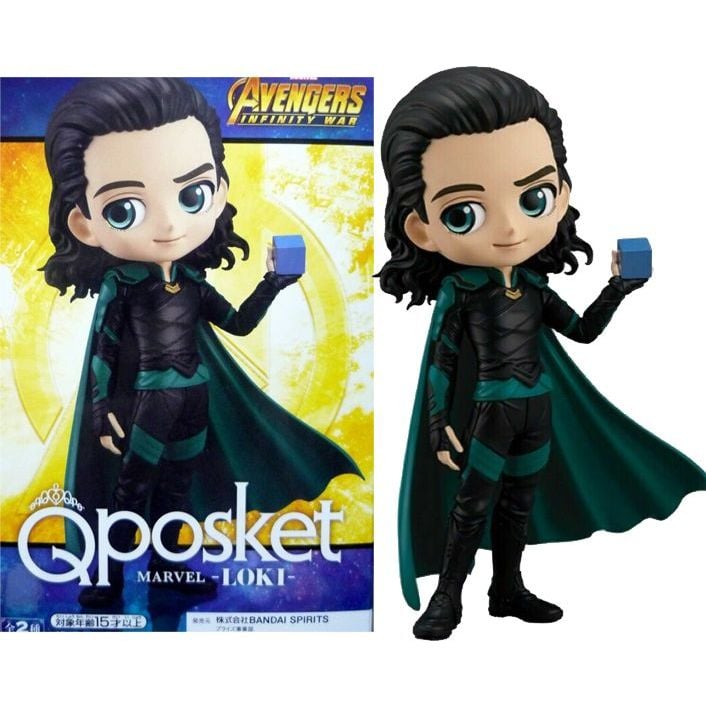 Фігурка Q posket Марвел Локі з кубом Marvel Loki 14 см WST M L 13 - фото 1