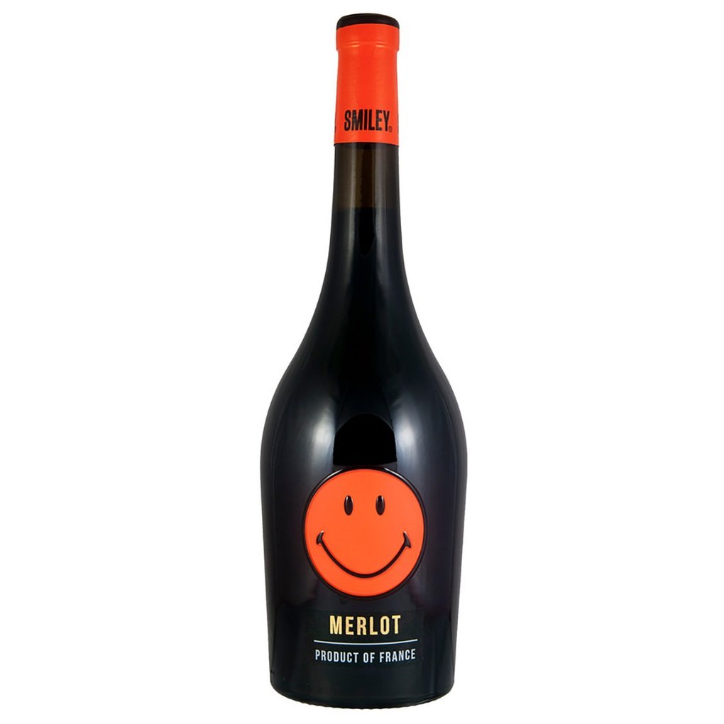 Вино Chateau de L'Orangerie Smiley Wines Merlot, червоне, сухе, 13,5%, 0,75 л (8000019975592) - фото 1
