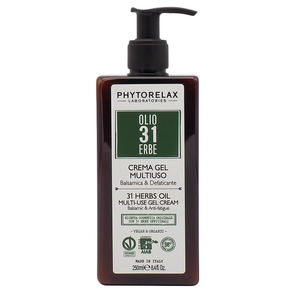 Крем-гель для тела Phytorelax Vegan&Organic 31 Herbs Oil против усталости, 250 мл (6027284) - фото 1