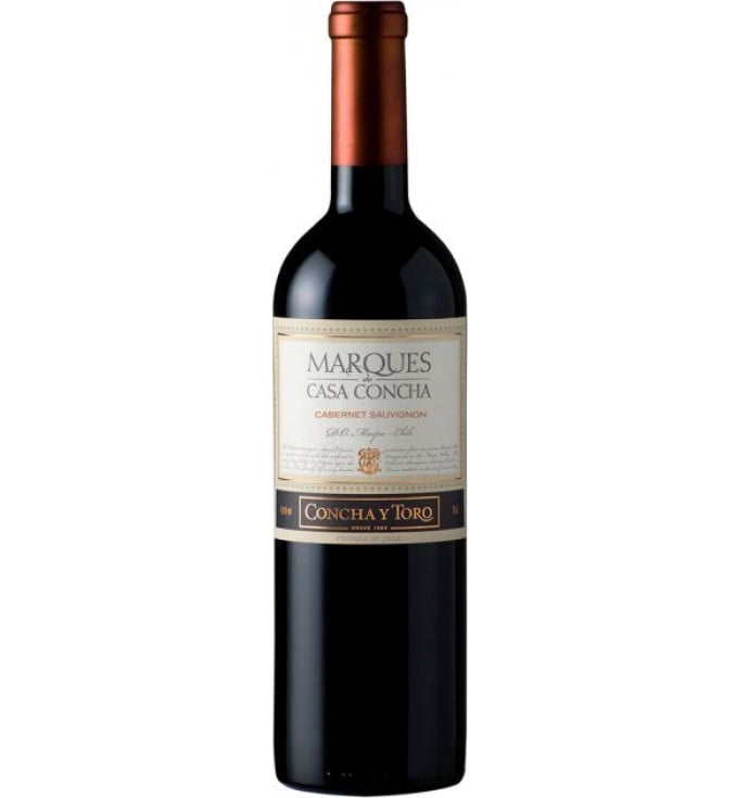 Вино Marques de Casa Concha Cabernet Sauvignon, 14%, 0,75 л - фото 1