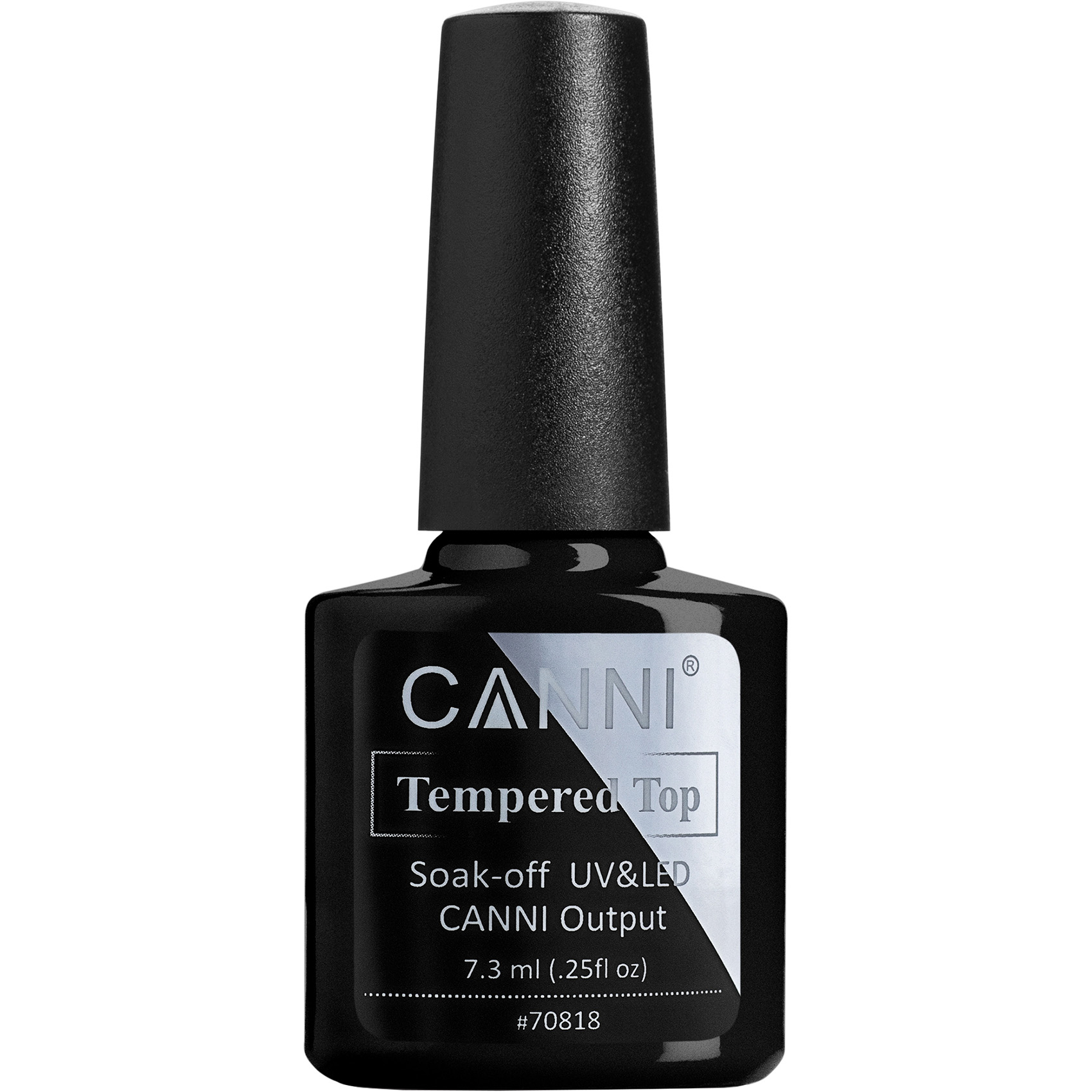 Фінішне покриття посилене без липкого шару Canni No wipe Tempered Top coat 7.3 мл - фото 1