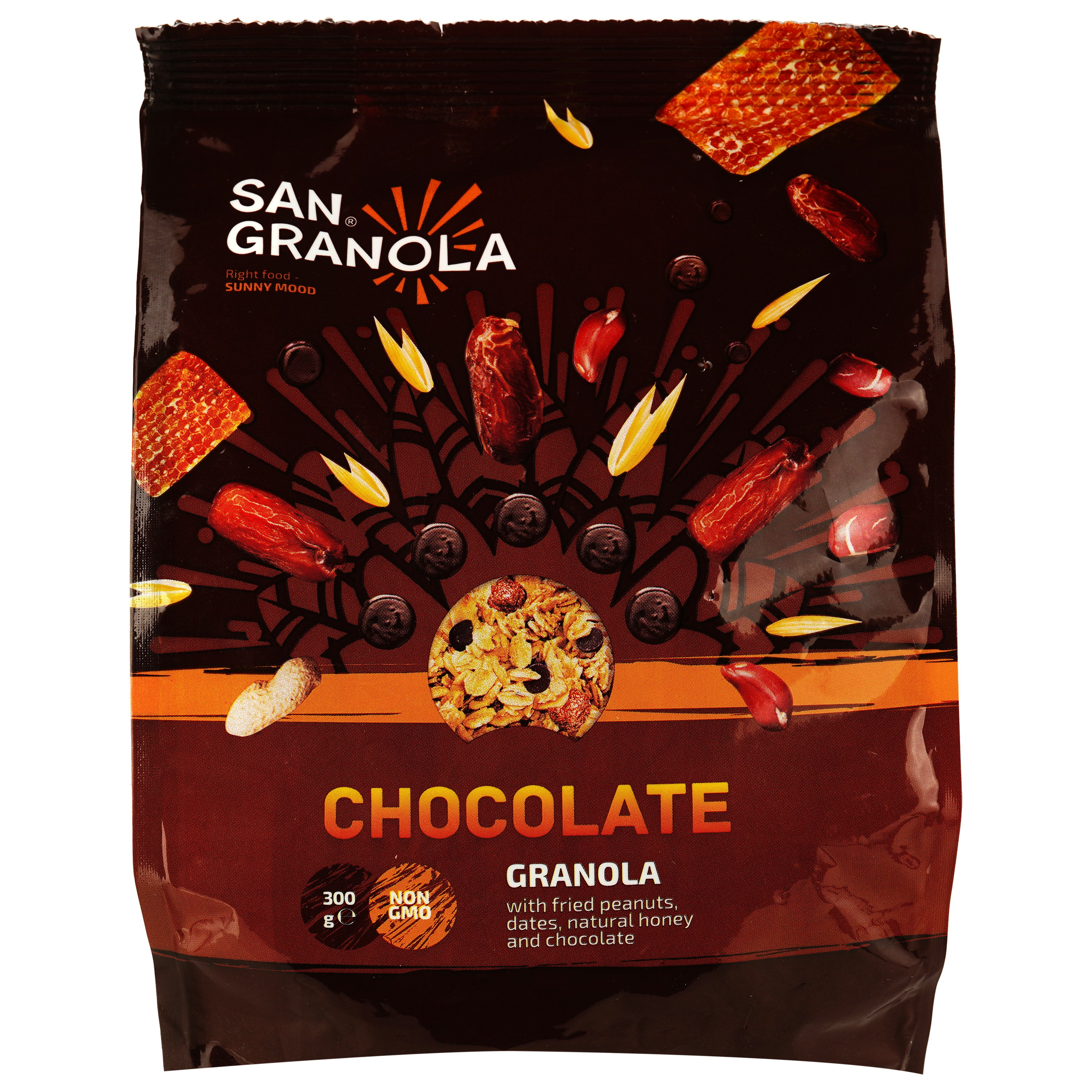 Гранола San Granola Шоколад с финиками 300 г (916949) - фото 1