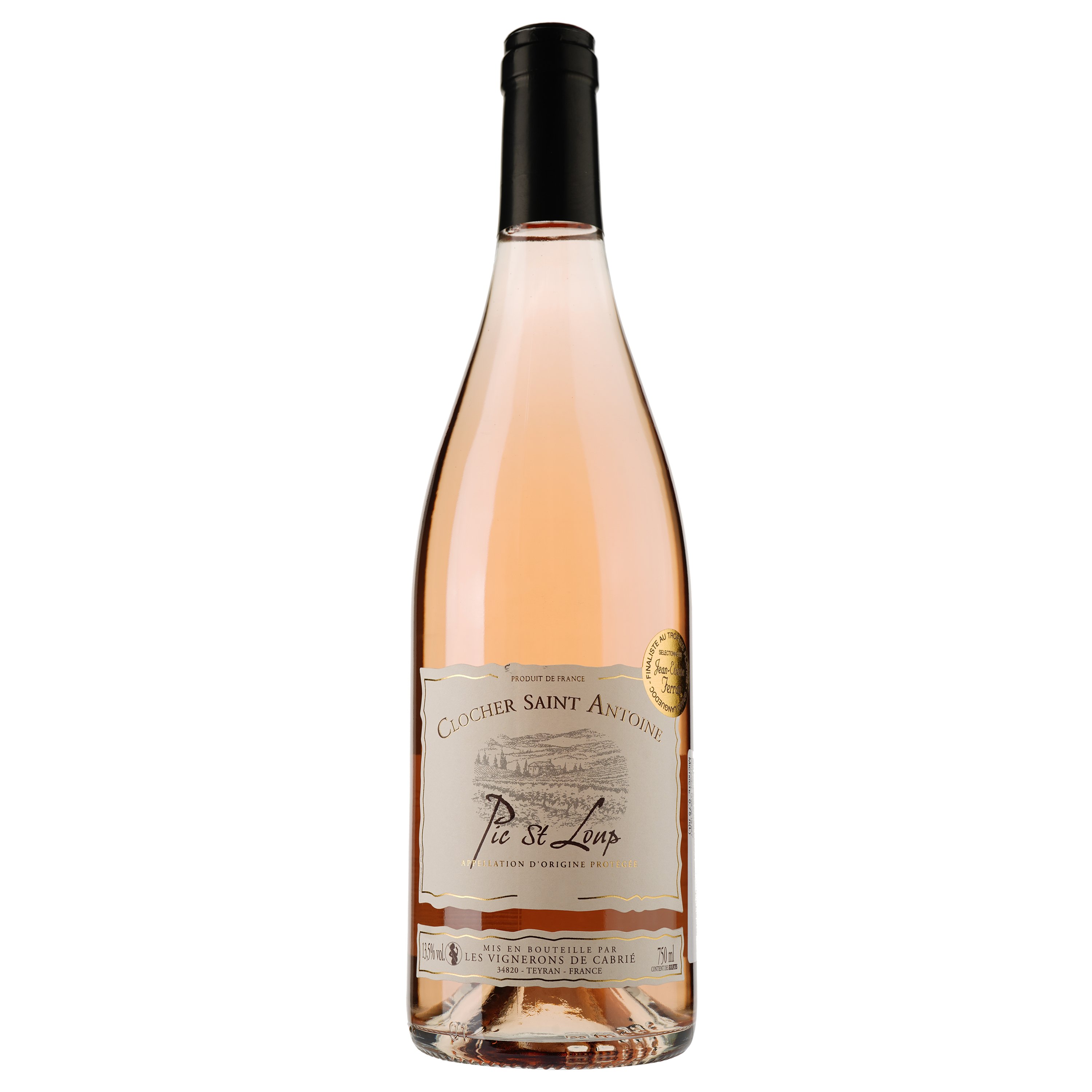 Вино Clocher Saint Antoine Rose AOP Pic Saint Loup, розовое, сухое, 0,75 л - фото 1