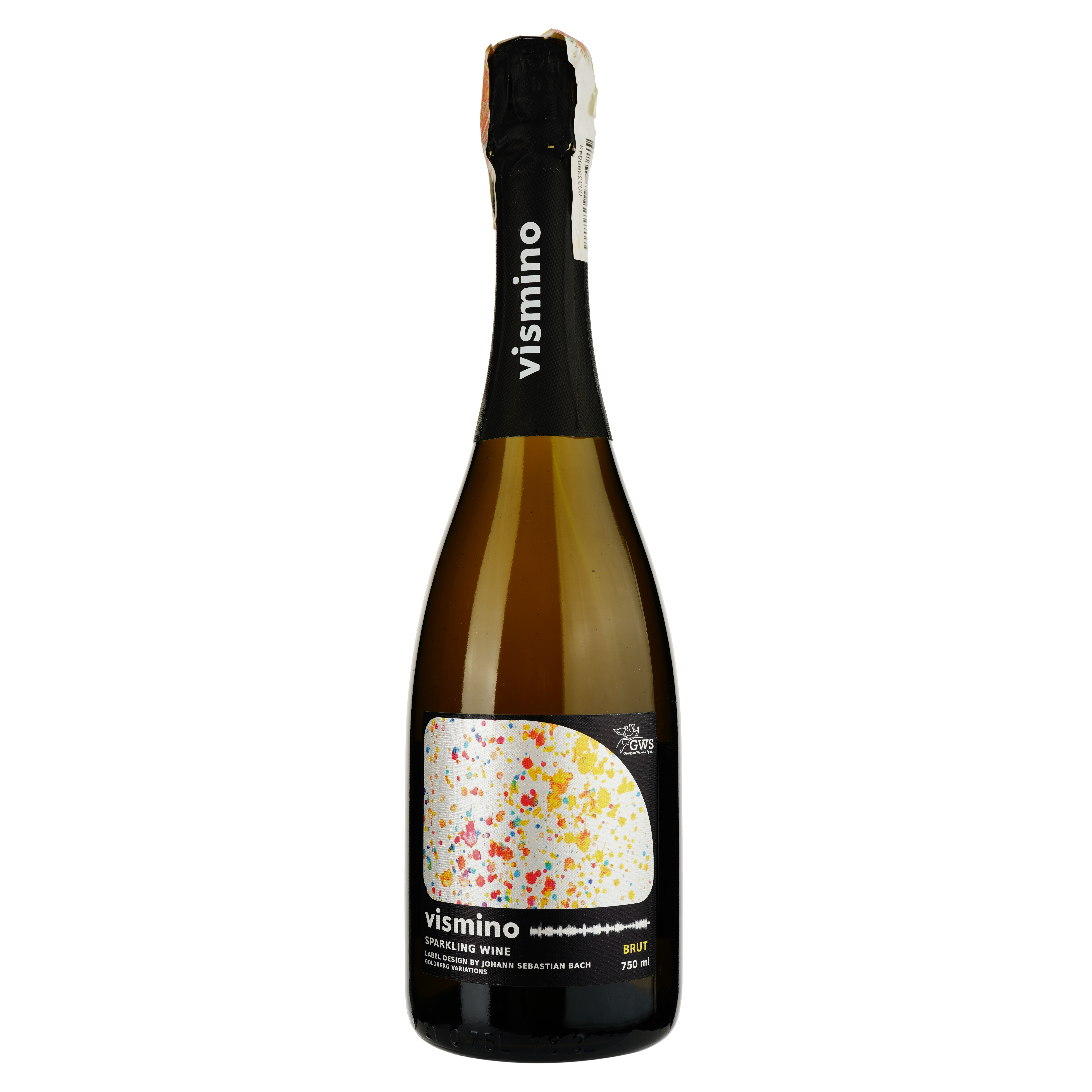 Игристое вино Vismino Sparkling semi sweet, белое, полусладкое, 12%, 0,75 л - фото 1