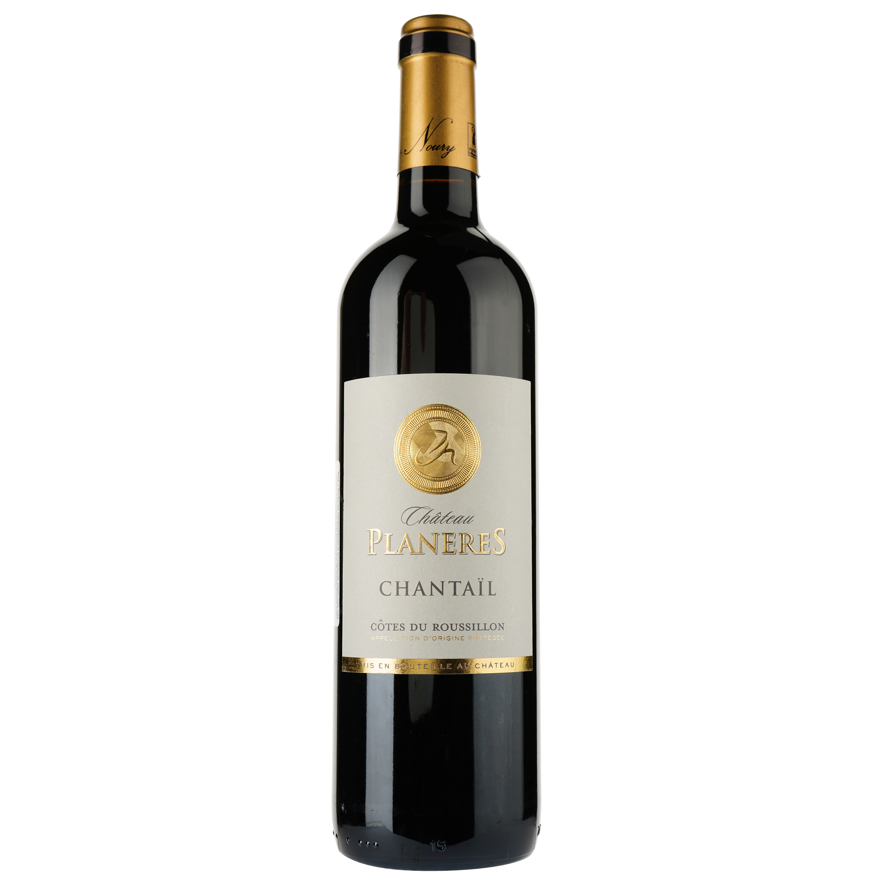 Вино Chateau Planeres Cuvee Chantail Rouge 2021 AOP Cotes du Roussillon, червоне, сухе, 0,75 л - фото 1