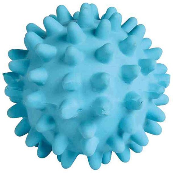 Игрушка для собак Trixie Мяч игольчатый с пищалкой, d 6 см, в ассортименте (35431) - фото 4