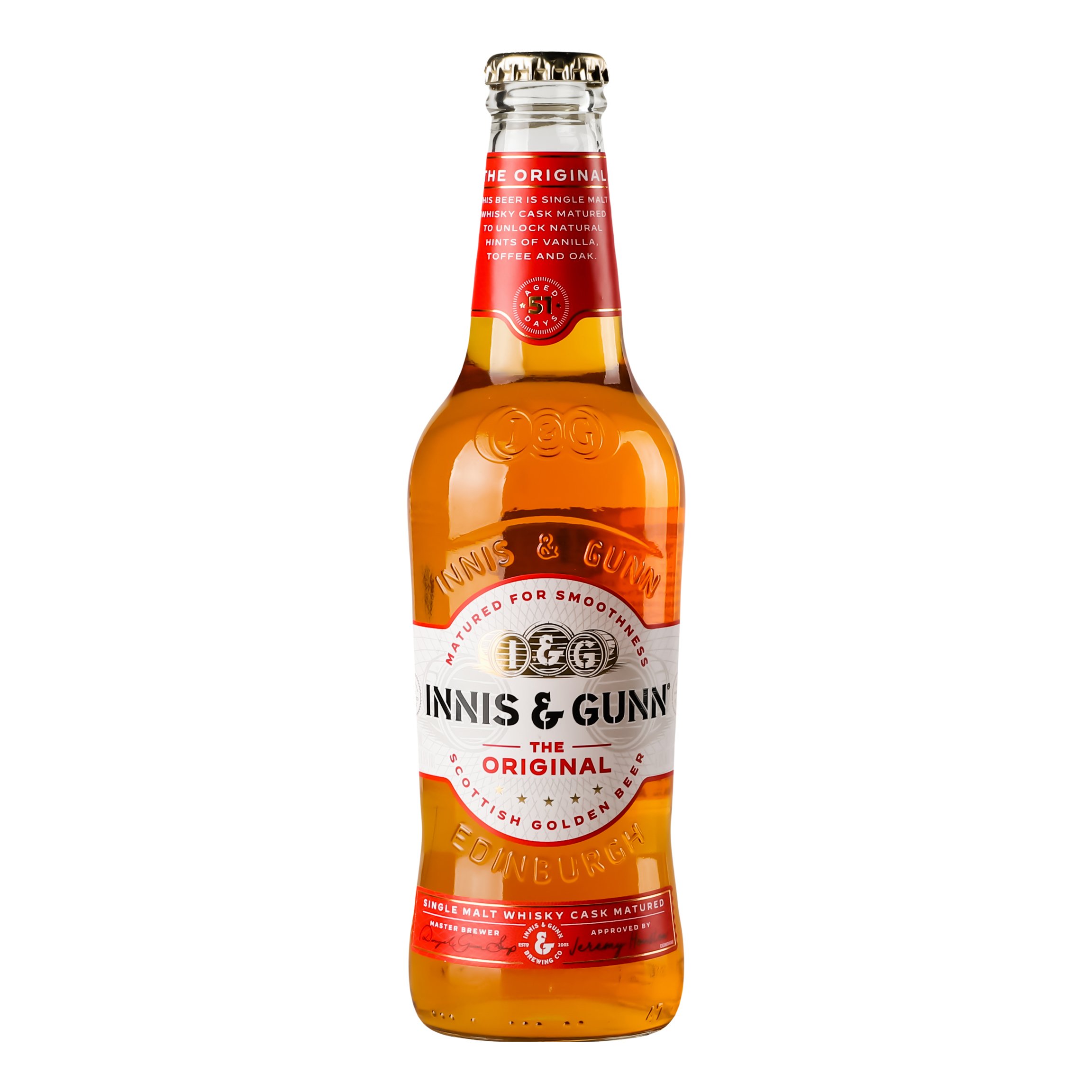 Пиво Innis&Gunn Original янтарное фильтрованное, 6,6%, 0,33 л (577454) - фото 1
