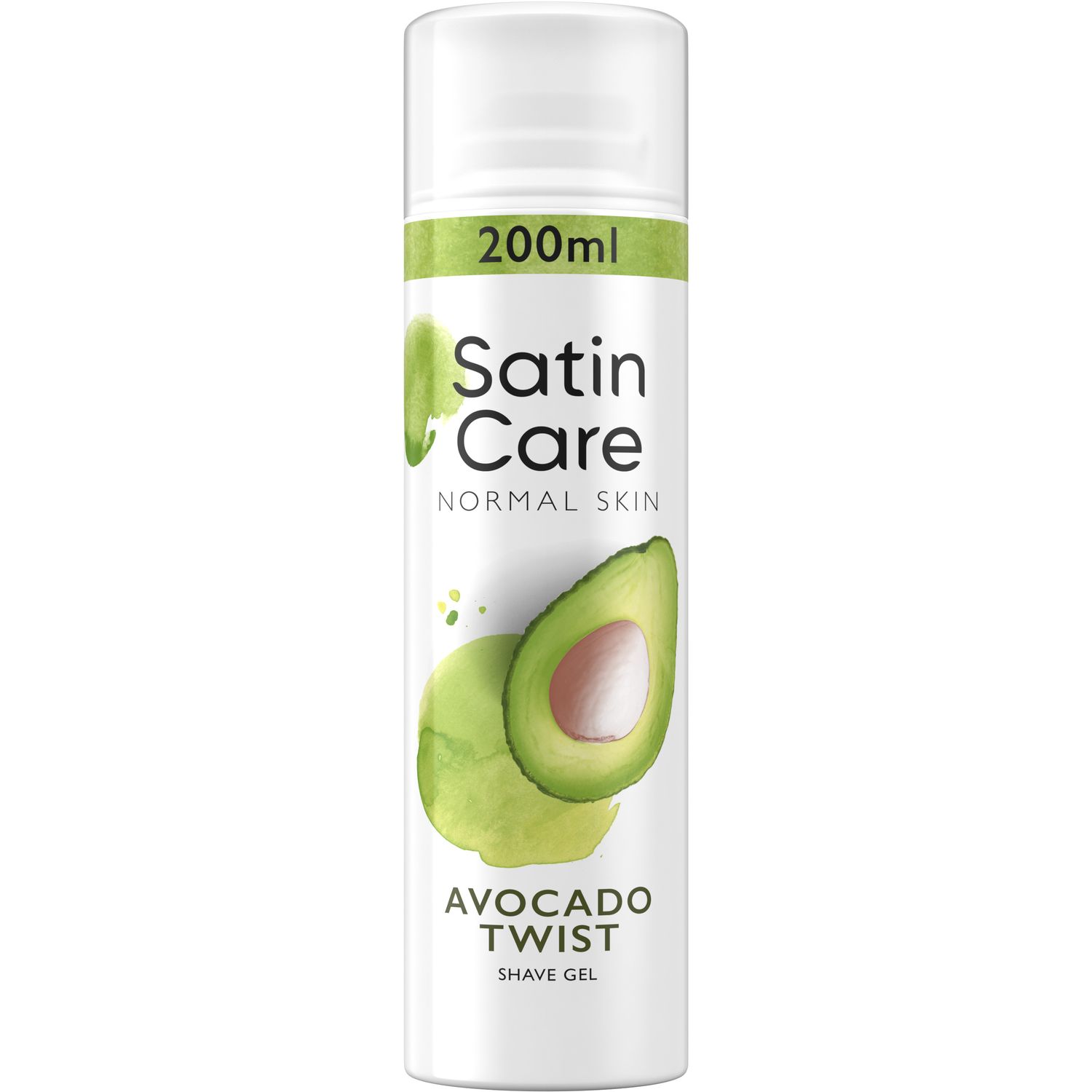Гель для гоління для жінок Gillette Satin Care Avocado Twist, 200 мл - фото 1
