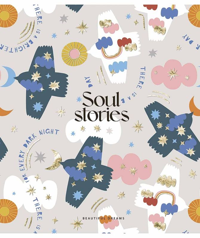 Тетрадь общая Школярик Genius Soul stories в линию 80 листов 5 шт. (080-3202L) - фото 3