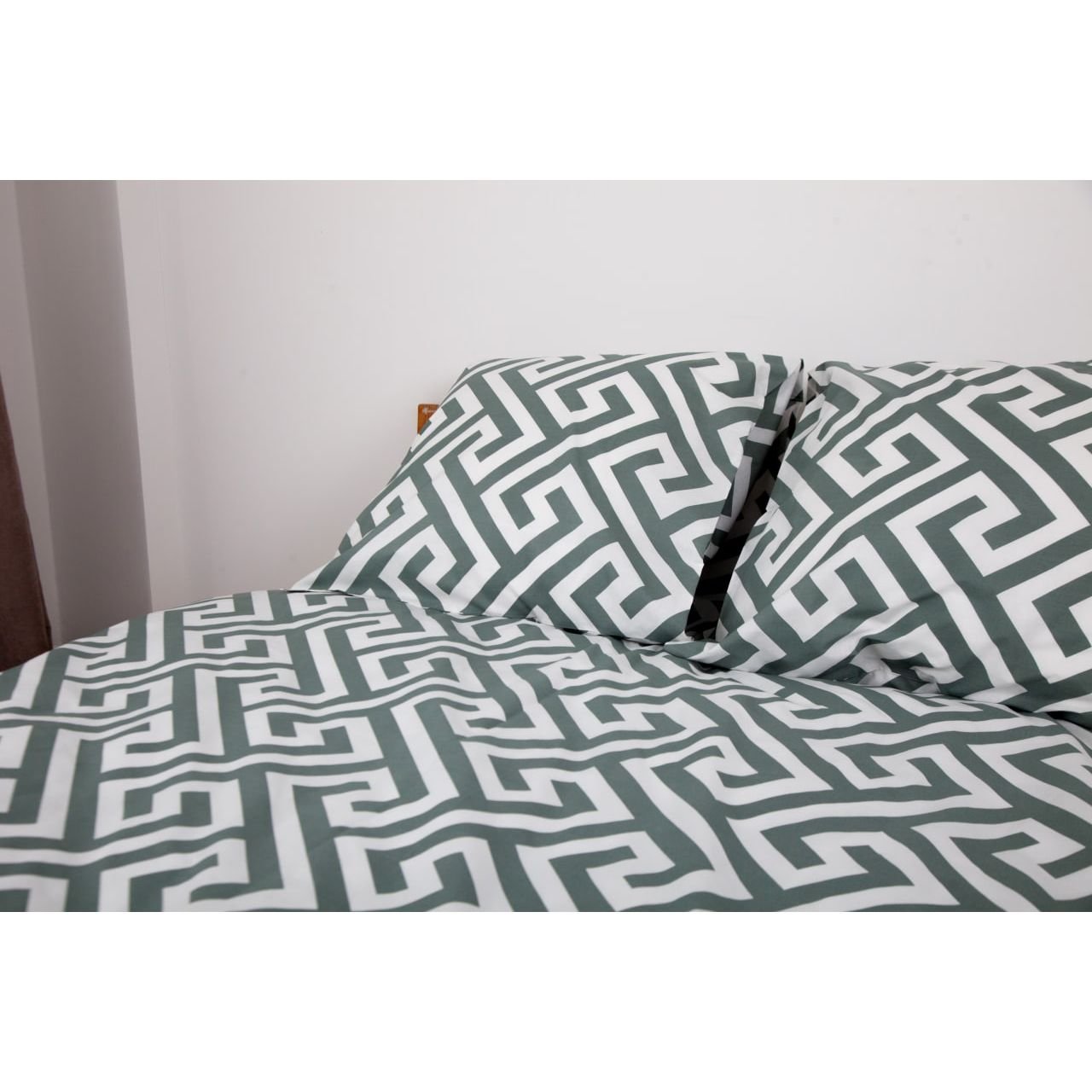 Комплект постільної білизни ТЕП Happy Sleep Duo Labyrinth двоспальний білий з сірим (2-04010_26629) - фото 3