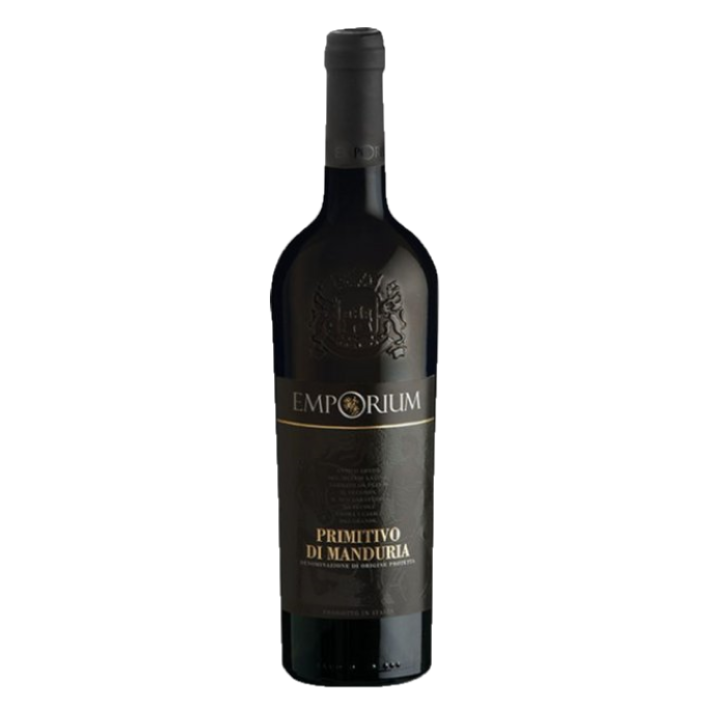 Вино Emporium Primitivo Di Manduria DOC Puglia, червоне, сухе, 0,75 л - фото 1