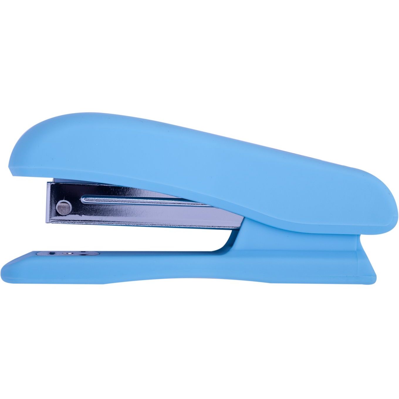 Степлер Buromax Rubber Touch пластиковый №24/6, 26/6, 20 листов голубой (BM.4202-14) - фото 2
