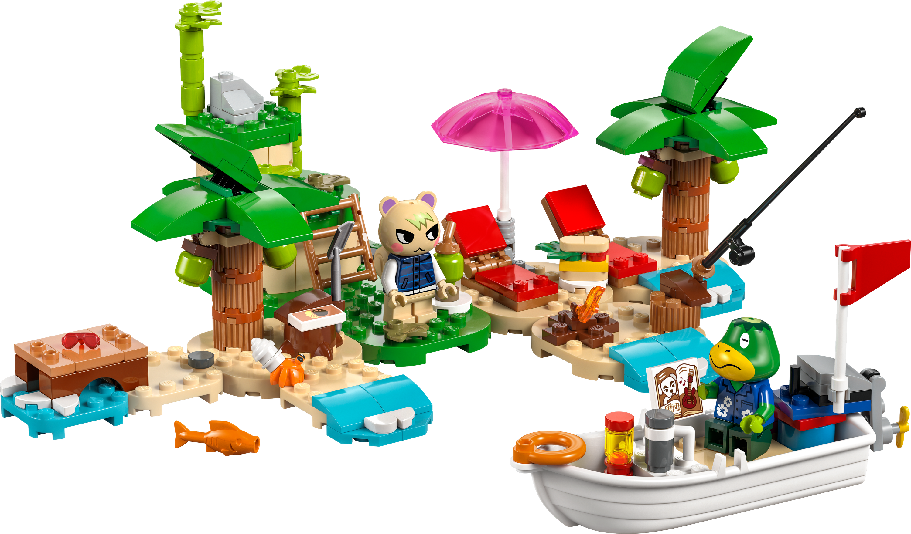 Конструктор LEGO Animal Crossing Островная экскурсия Kapp'n на лодке 233 детали (77048) - фото 2