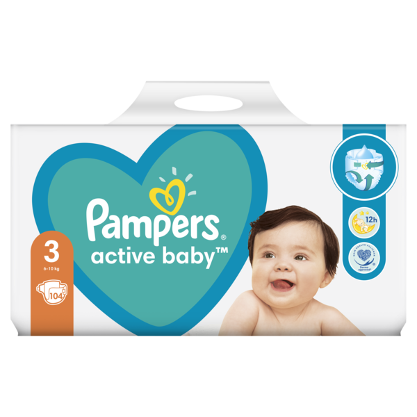 Подгузники Pampers Active Baby 3 (6-10 кг), 104 шт. - фото 2