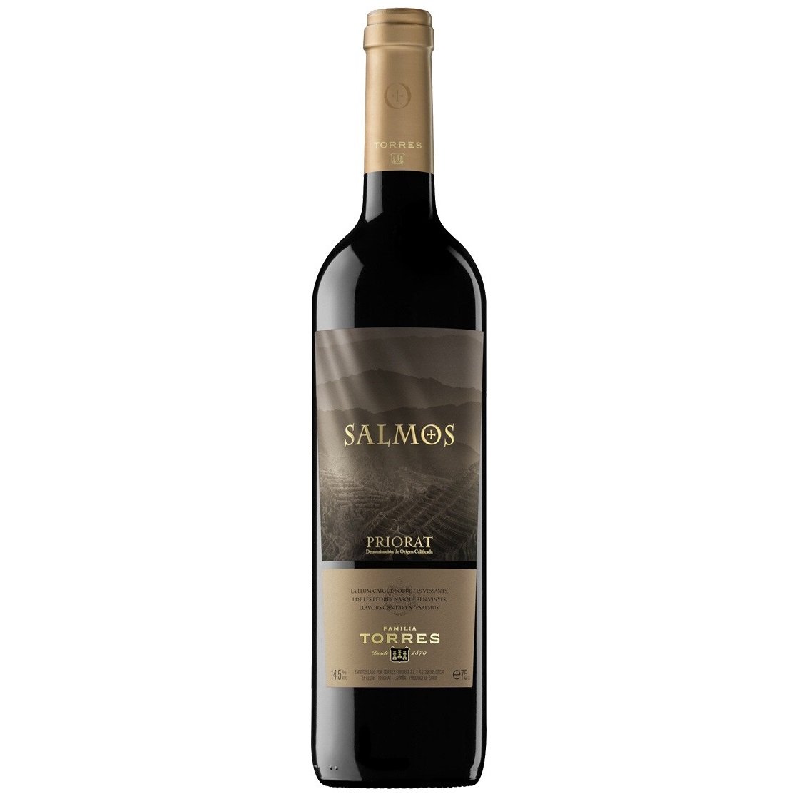 Вино Torres Salmos 2018, червоне, сухе, 0,75 л (R0069) - фото 1