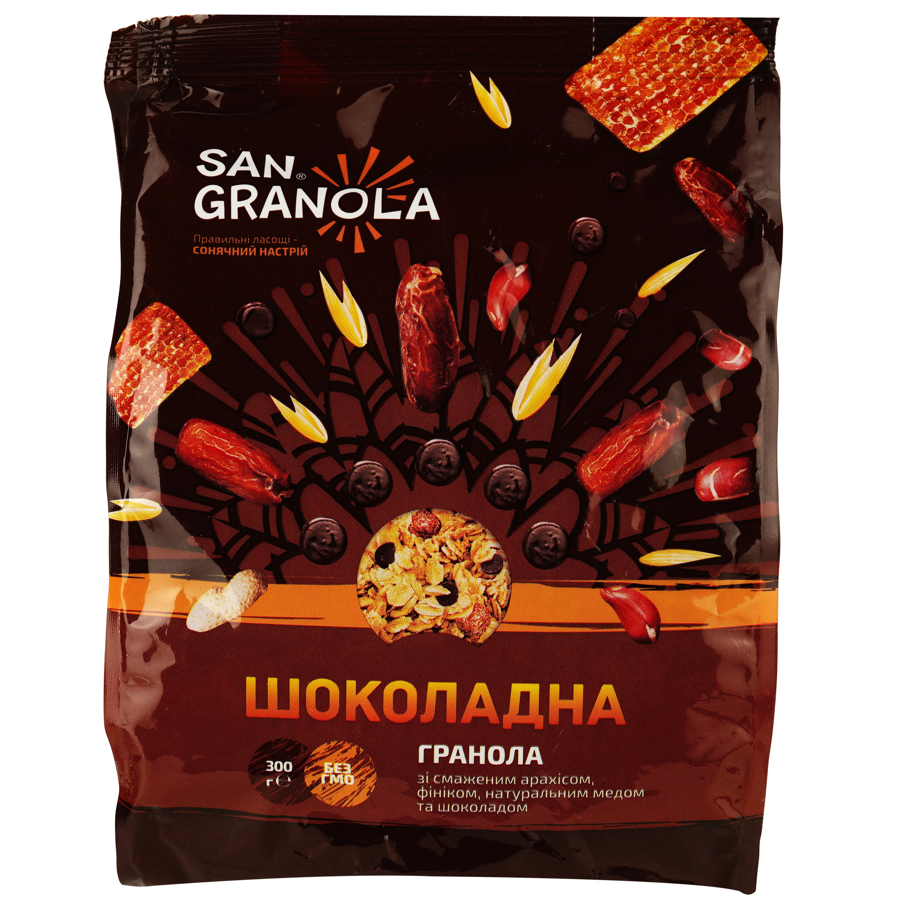 Гранола San Granola Шоколад с финиками 300 г (916949) - фото 2