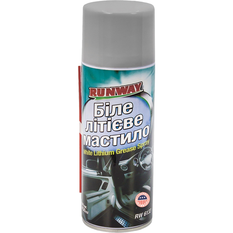 Белая литиевая смазка Runway White Lithium Grease Spray 450 мл - фото 1